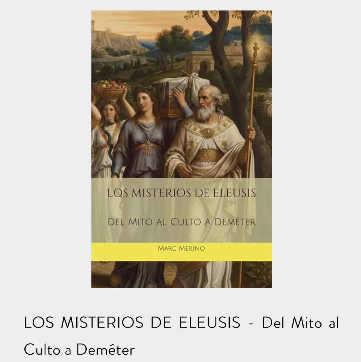 Este libro constituye una investigación y análisis académico exhaustivo sobre los Misterios de Eleusis, posicionándose como una obra de referencia técnica que trasciende las interpretaciones mitológicas superficiales. El autor articula un estudio multidisciplinar que integra la historia de las religiones, la filosofía clásica y la antropología del culto, centrando su tesis en la liturgia y la escatología iniciática. La obra comienza examinando el drama sagrado no solo como un mito estacional sobre la agricultura, sino como el fundamento de una transformación radical en el pensamiento griego respecto al destino del alma y la esperanza de una existencia trascendente tras la muerte. En este sentido, el texto explora figuras teogónicas menos frecuentes en la literatura general, tales como Yasión, Zagreo y Minta, vinculando sus relatos con el concepto de metempsicosis y la evolución de la psique. Más allá del marco teórico, el autor profundiza en la estructura institucional y física del culto, ofreciendo un desglose pormenorizado de los linajes sacerdotales y el funcionamiento interno del cuerpo sagrado durante las distintas fases de la iniciación, desde los Misterios Menores hasta las Tesmoforias. Un aspecto particularmente relevante de la investigación es el análisis técnico y riguroso sobre la composición del Kykeon, donde Merino discute la presencia de sustancias enteógenas o psicoactivas bajo un prisma científico. Este enfoque se complementa con un recorrido detallado por la arquitectura del Santuario de Eleusis, analizando cómo la evolución de sus estructuras físicas fue de la mano con el desarrollo de los ritos más trascendentales de la Antigüedad, convirtiendo a este libro en una herramienta esencial para la comprensión técnica del fenómeno religioso heleno.
Ya a la venta en Amazon Store, más información en la BIO.
#misteriosdeeleusis #eleusis #mitologia #historia #creencias