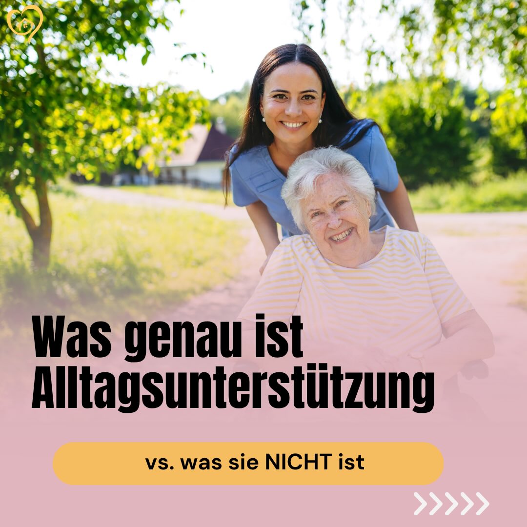 Alltagsunterstützung bedeutet mehr als nur Hilfe – sie bedeutet Lebensqualität. 💛
Es geht um Selbstständigkeit, Würde und echte Entlastung im Alltag. Doch viele wissen gar nicht, was Alltagsunterstützung wirklich ist und was eben nicht.
Zeit, mit Mythen aufzuräumen. 👇
Denn:
👉 Es ist keine „einfache Hilfe“
👉 Es ist keine Pflege im klassischen Sinne
👉 Es ist echte Begleitung für ein selbstbestimmtes Leben
Versteh den Unterschied, für dich oder deine Angehörigen!
👉 Fragen? Schreib sie in die Kommentare oder schick uns eine DM!
#alltagshilfe #betreuung #selbstbestimmtleben