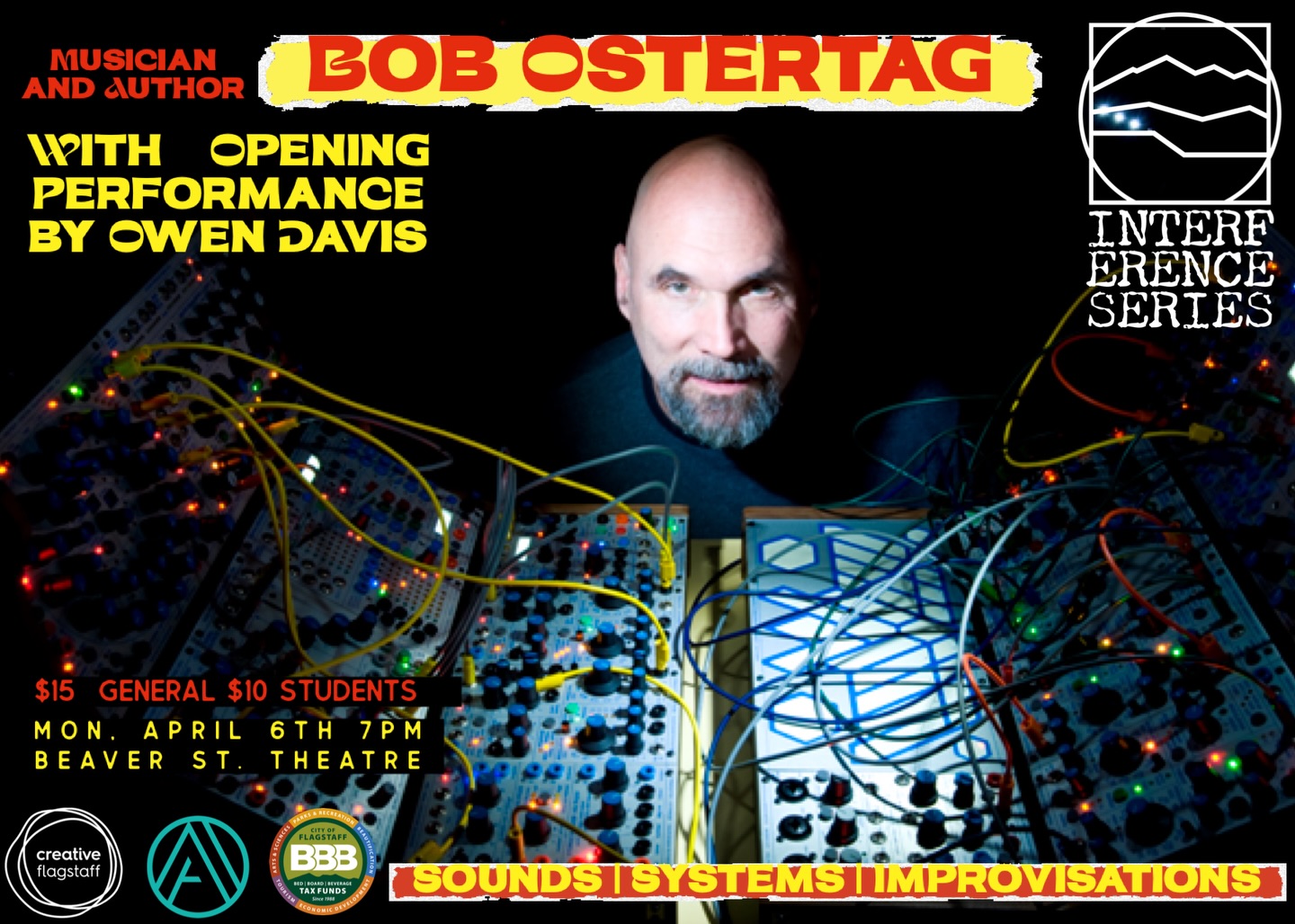 Coming up next, April 6th @beaverstreettheatre
Don’t miss the legendary writer and musician, Bob Ostertag!
@bobostertag