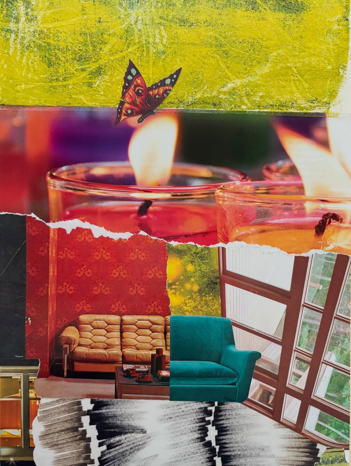 Like a Moth to a Flame @pariscollagecollective 14/2026 Creative Challenge
✨DM to purchase✨ 12x9” unframed collage on paper #likeamothtoaflame #weeklycollage #collage #collageart #jengatz