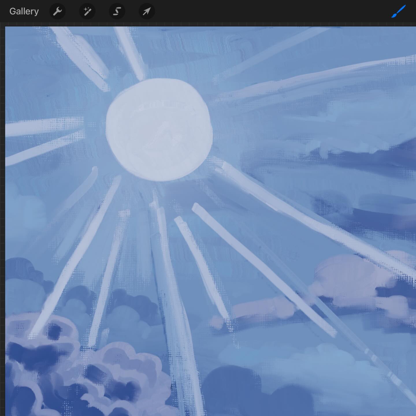 A work in progress snippet for a commission 🩵☀️
It’s a good thing I did Huevember last year, it gave me the colour and digital painting practice I needed to work on this project. Hopefully will be able to reveal more soon ✌️ have a good weekend