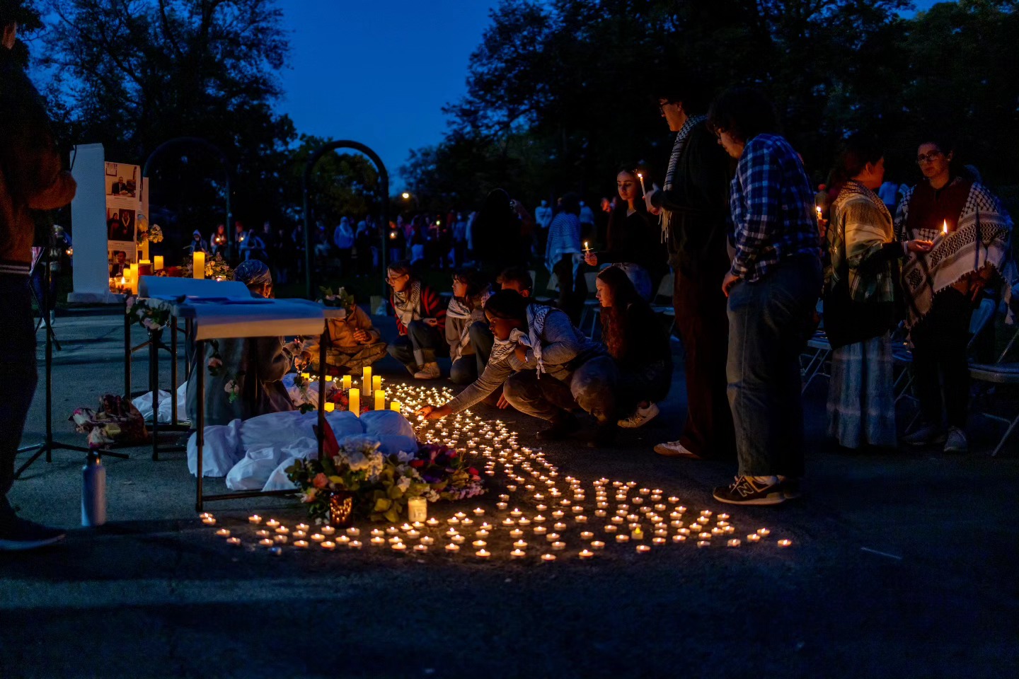 On the one year anniversary of October 7th, a vigil was held at Schenley Park in Pittsburgh honoring all lives lost in the conflict between Palestine and Israel.
For @thepittnews