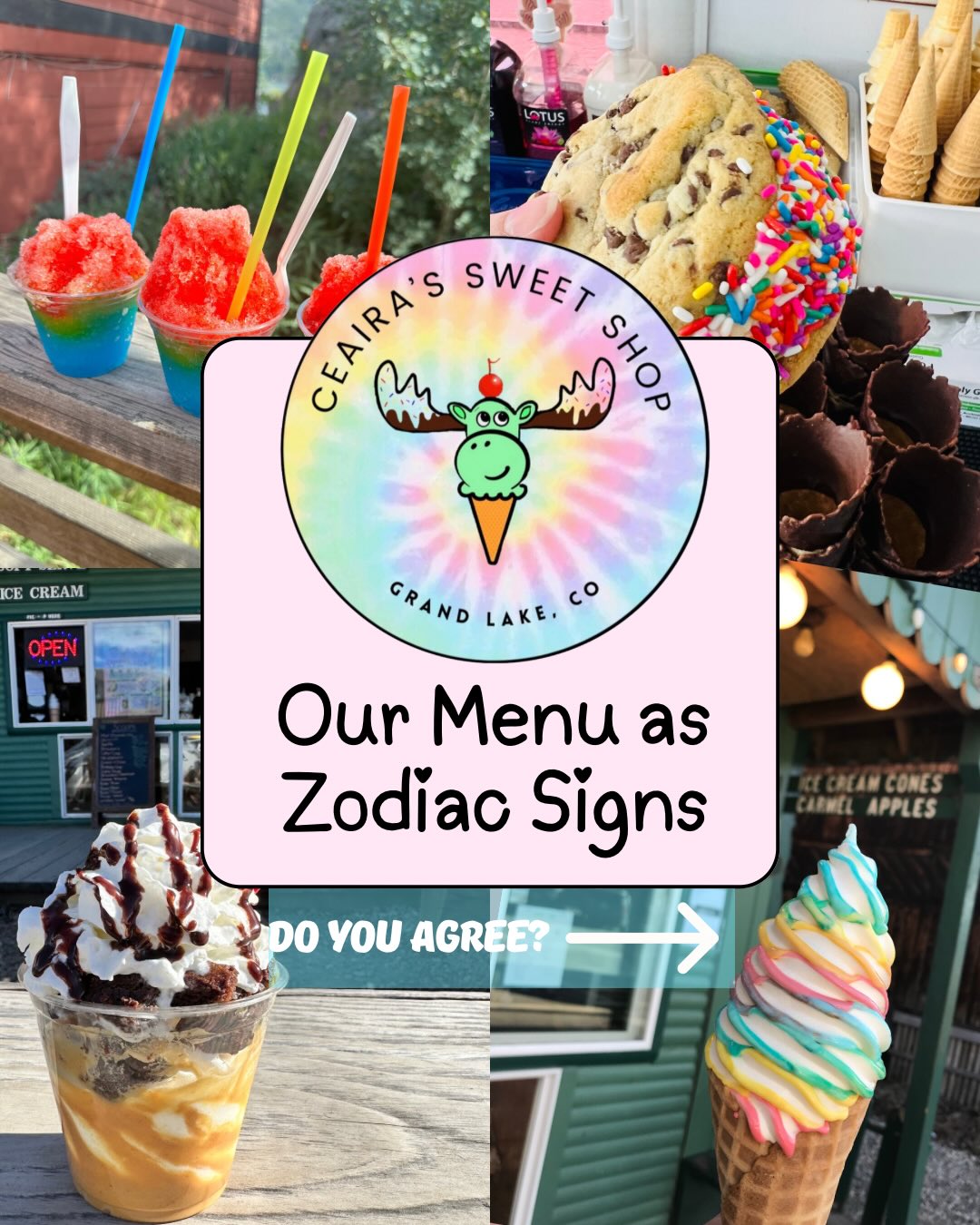 #grandlake #colorado #icecream #boba #zodiac