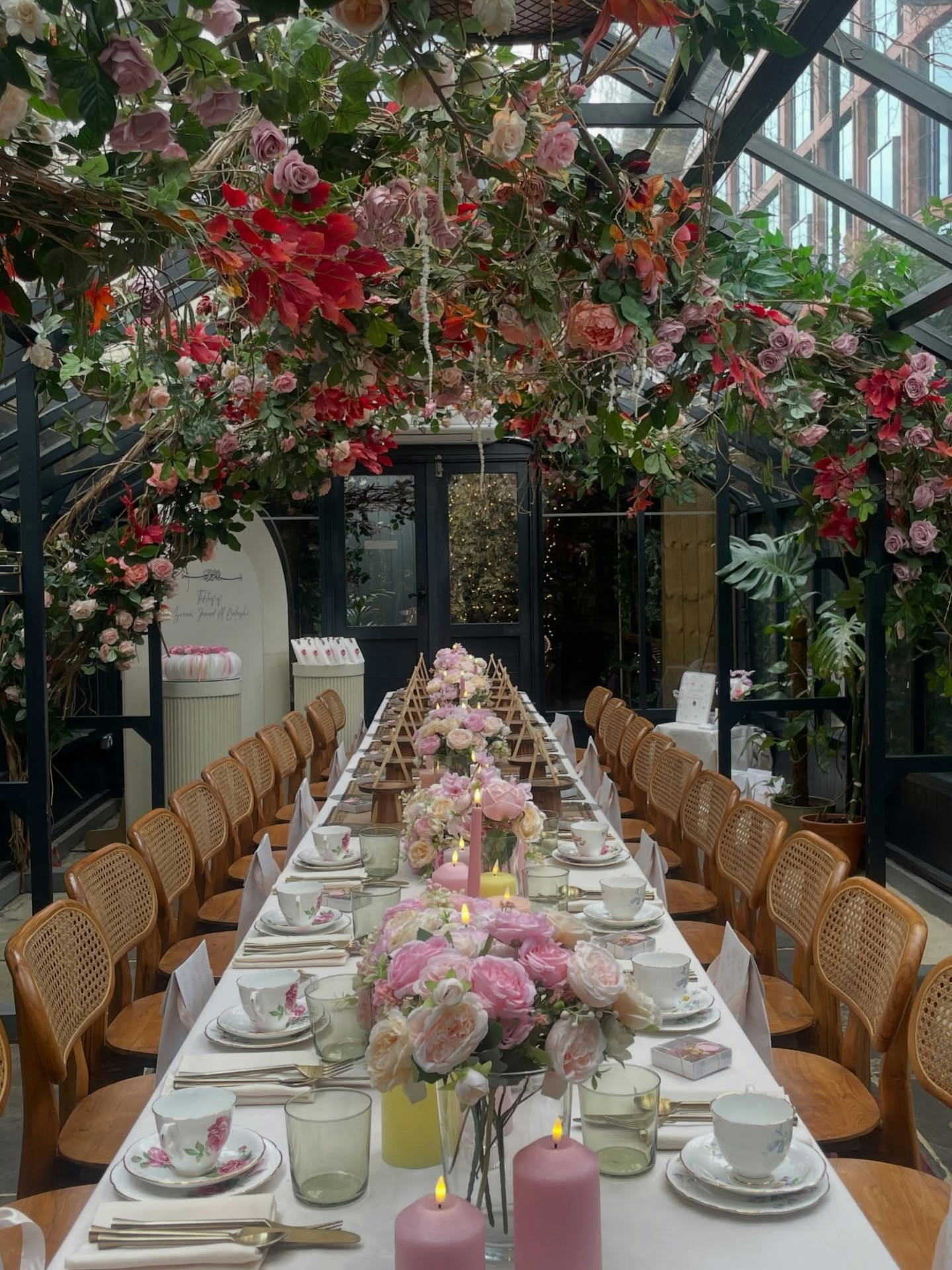 #Repost @ledecor.ldn
・・・
A beautiful new chapter begins 🌸🕊️
Celebrating a special Takleef party. DM to book your next event. Venue @thegreenhouses_