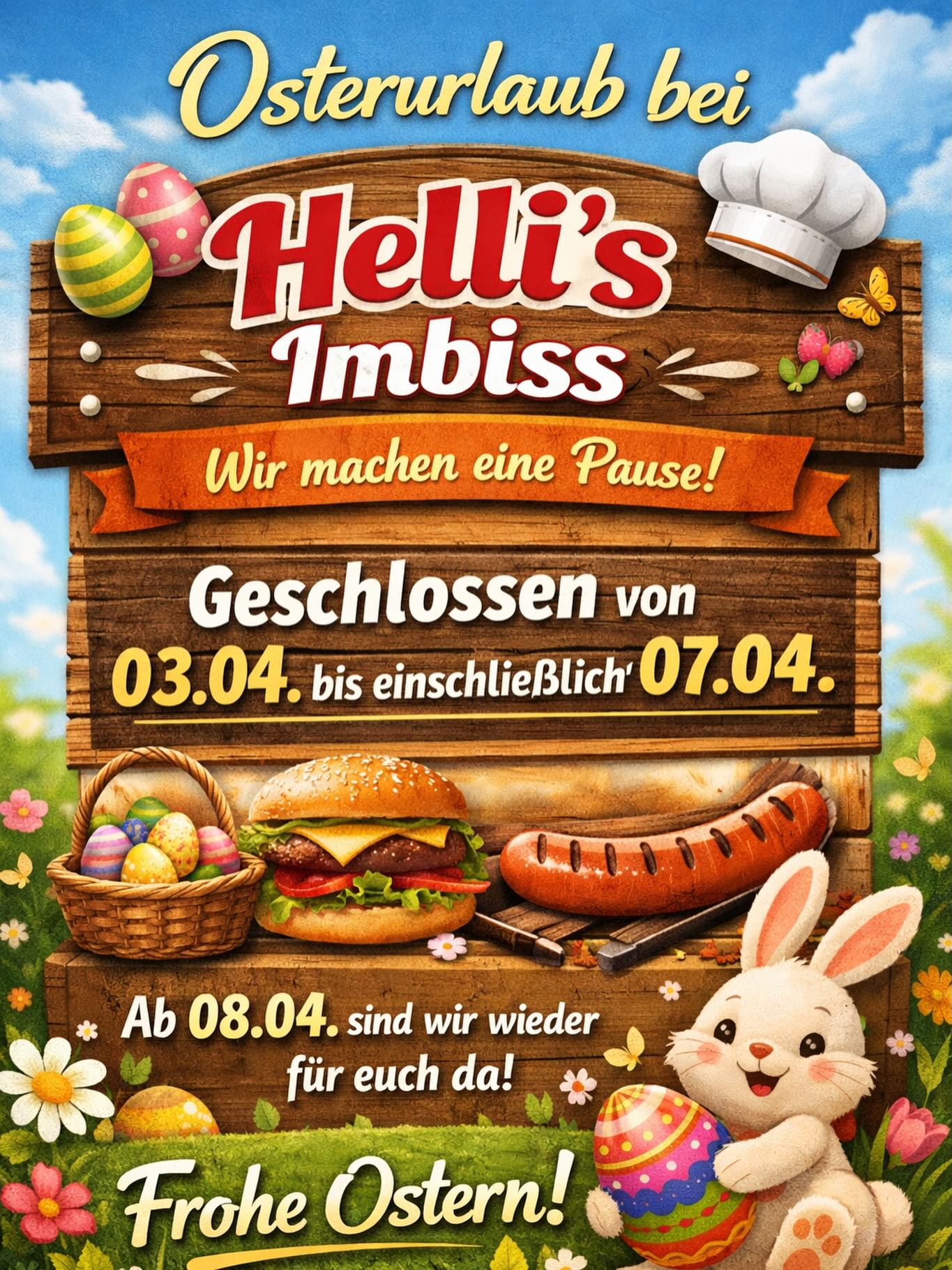 🐣FROHE OSTERN🐣🪺 #hellisimbiss #dornbirn #food #spezialfiletbrot