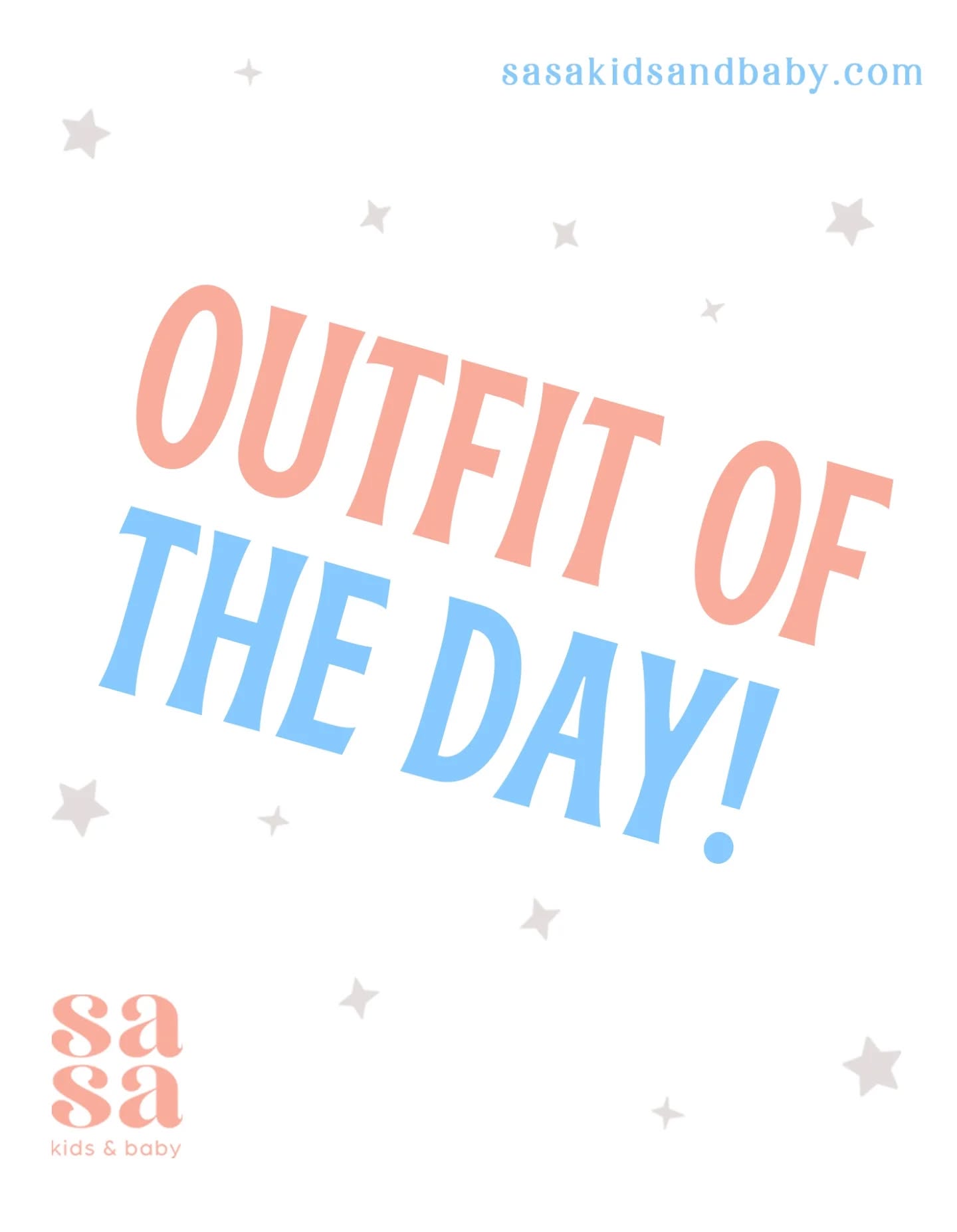 ✨El outfit perfecto SI EXISTE!!! ✨
Visita nuestra tienda en línea y conoce nuestra hermosa colección, estamos seguros te encantaran todos los diseños !!! ✨
Si estás en Monterrey 📍 visita nuestro Showroom con previa cita.
🛒 www.sasakidsandbaby.com
Recuerda que tenemos envíos a todo México 📦
SaSa
Kids & Baby