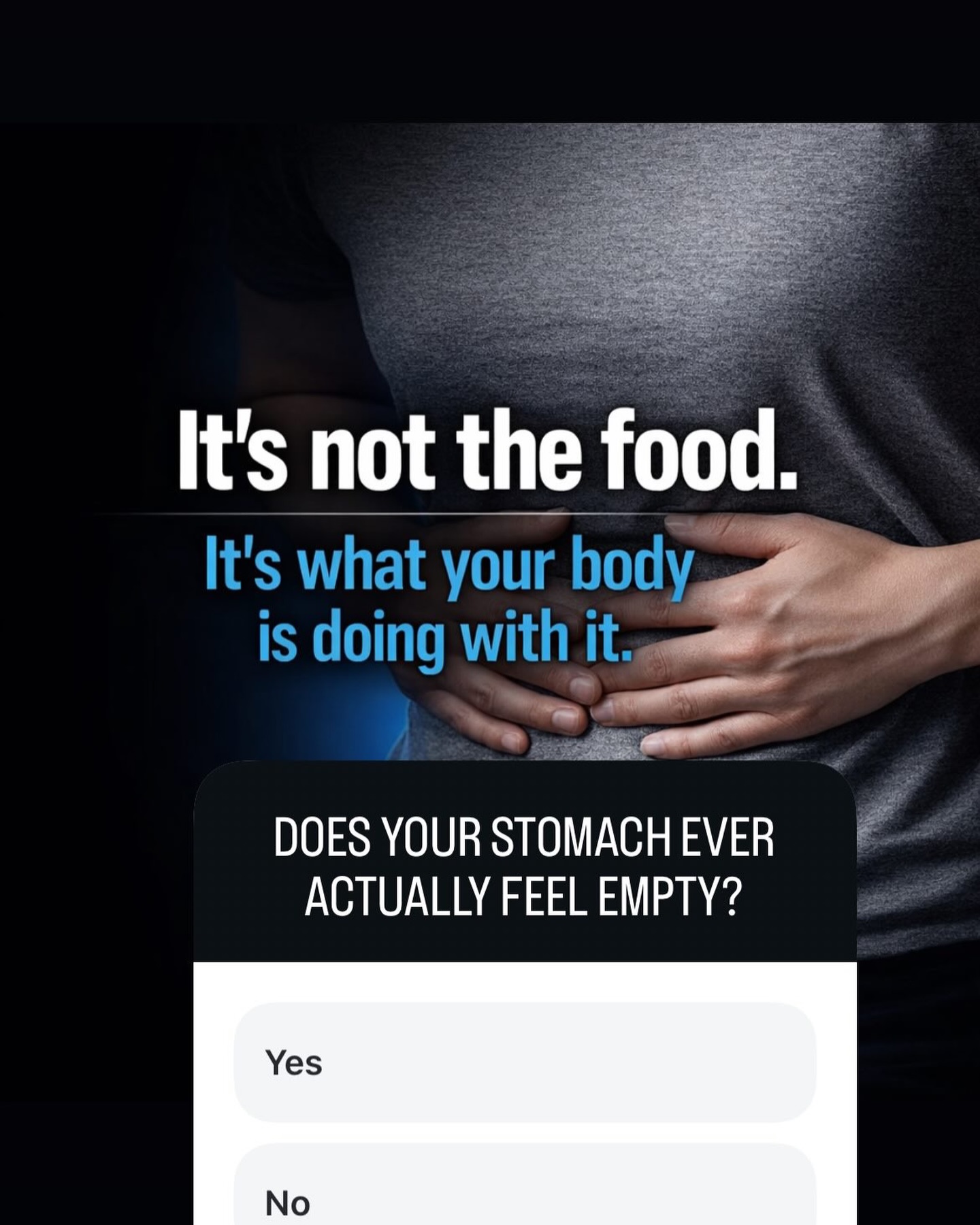 Your food might not be the problem.
It might be how your body is processing it.
Does your stomach ever actually feel empty? #executivefunctionalhealing #guthealth #microbiome