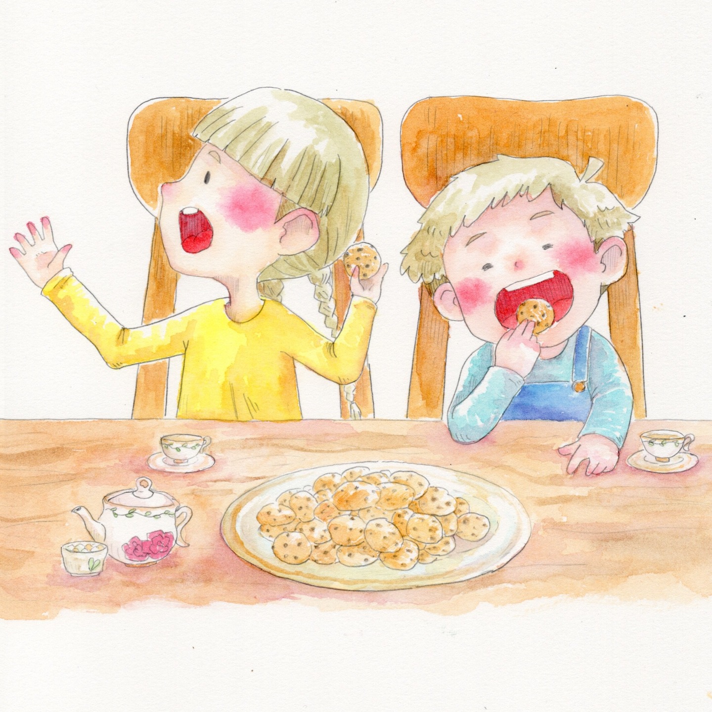 もっとお菓子を上手に描けるようになりたいなぁ
今まであまり描いてこなかったから練習しないと!