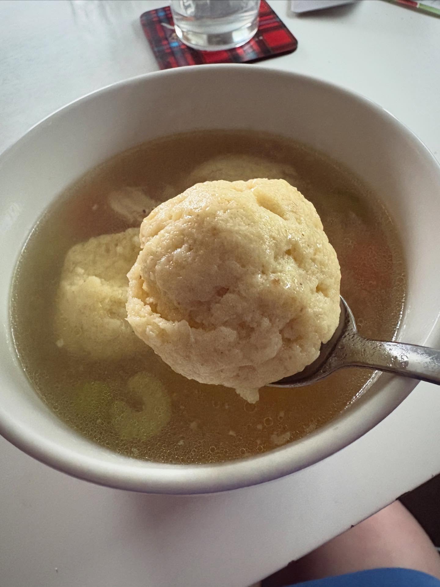 Rainy Sundays are for matzo balls.