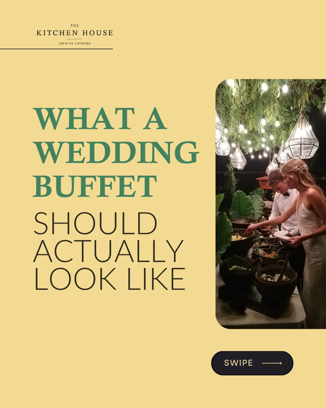 What a wedding buffet should actually look like!
For us, this is a big one.
We’re a creative catering company, and that’s what gives our setups that spark. It’s not just about feeding people. It’s how it looks. How it feels.
Your buffet should be an eye-catching moment at your wedding.
People remember the food. What they ate and how they felt when they ate it.
So for us, it has to look just as beautiful as it tastes.
We start with your food tasting, then build everything around your moodboard. Wood tones, whites, soft fabrics… whatever your vibe is, we stay in it.
We use different serving bowls, heights, layering… so it feels styled and intentional. We tie in your florals, your greens, all the little details. When it’s done right, your buffet doesn’t just serve food… it becomes part of the whole experience & we love a good experience.
#thekitchenhouse #thekitchenhousebali #buffetbali