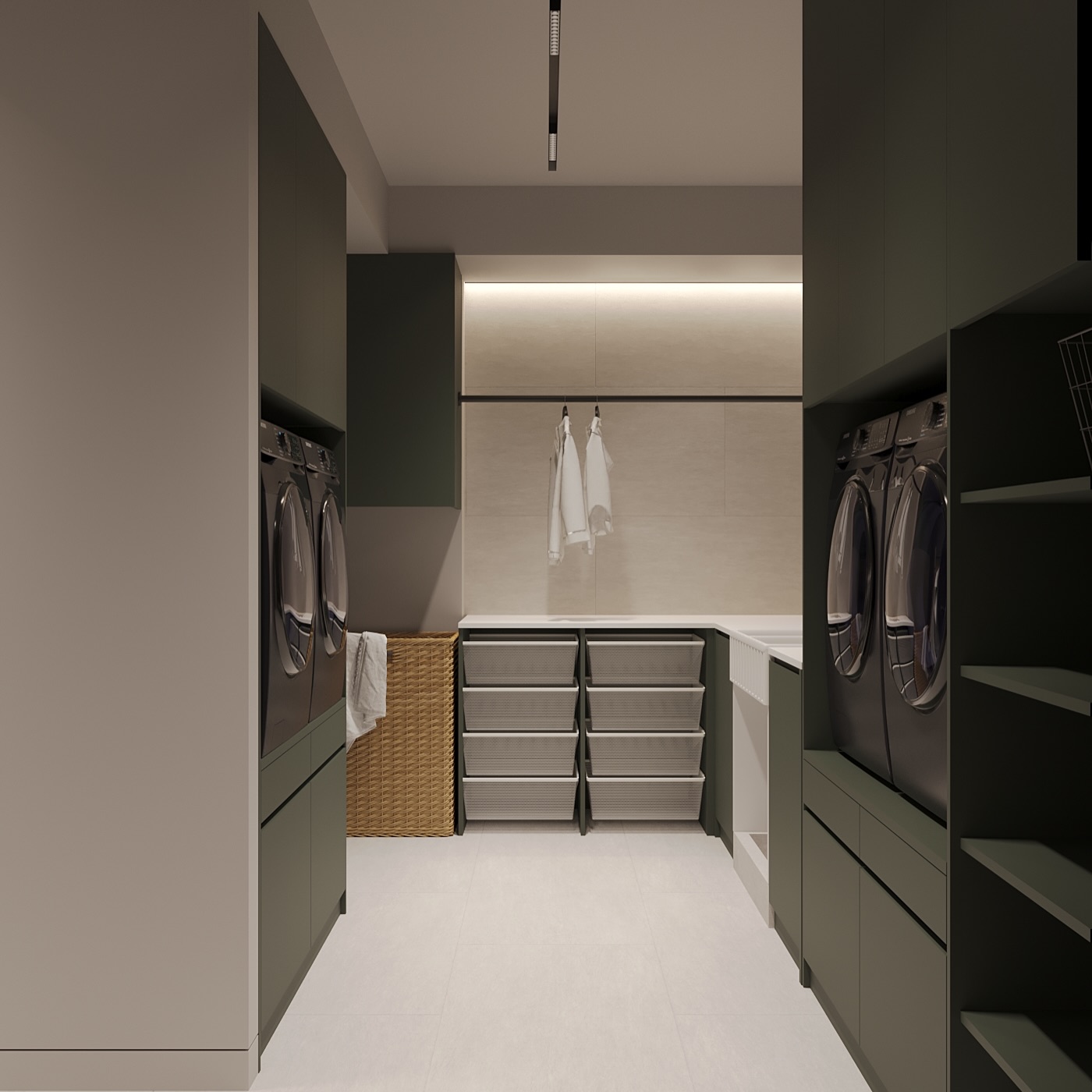 Рай для стирки на 26 кв.м 🧺
#hl_design_800