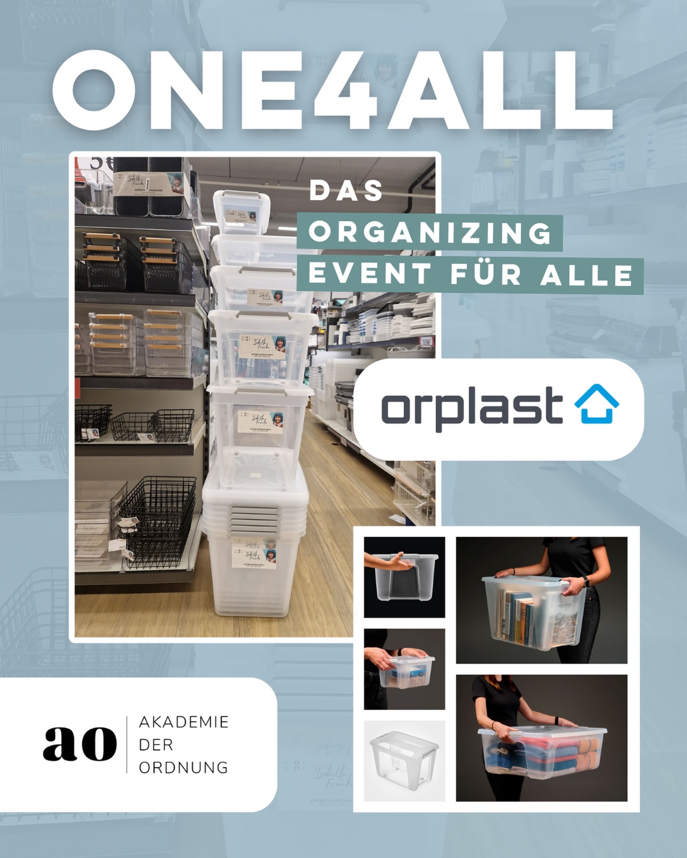 Für unser ONE 4 ALL – Das Organizing Event für alle freuen wir uns riesig, einen weiteren starken Partner an unserer Seite zu haben:
👉 Orplast
Das Unternehmen steht für funktionale, durchdachte und alltagstaugliche Aufbewahrungslösungen! 🧺
Viele kennen bereits die Kollektionen von Isabella Franke @thehomehabit in Zusammenarbeit mit Woolworth @woolworthdeutschland 😊
Doch was viele nicht wissen:
Hinter einigen dieser beliebten Organizing-Produkte steckt das Unternehmen Orplast. Wusstet ihr das?
Wir sind unglaublich dankbar, Orplast als Sponsor mit an Bord zu haben und freuen uns darauf, gemeinsam ein Event zu gestalten.
👉 Sei dabei beim ONE 4 ALL – das Organizing Event für alle
📍 Leipzig | 26.09. im Staycity Hotel.
Du möchtest vor dem offiziellen Verkaufsstart den exklusiven Ticketlink erhalten? Dann kommentiere einfach LINK und wir schicken ihn dir direkt zu. 📥
ORGANIZING EVENT
ORDNUNG & STRUKTUR
ORDNUNGSCOACH
PROFESSIONAL ORGANIZING
HOME ORGANIZING
#ordnungscoach #ordnungalsberuf #homeorganizing #communityevent