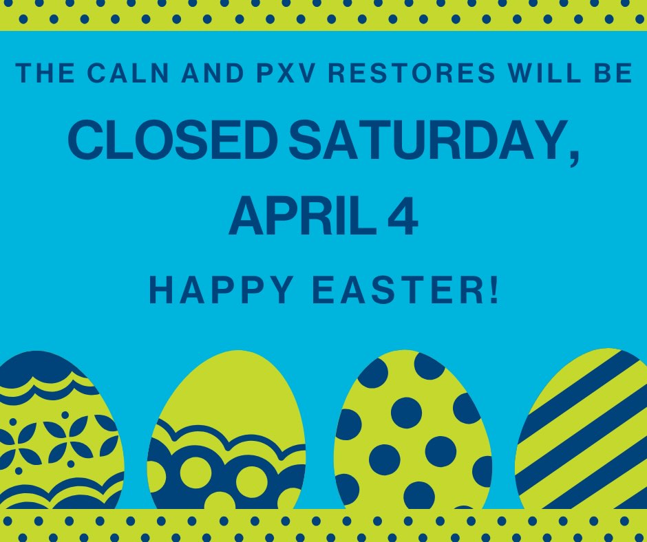 Plan your visit! 🗓️
We are open Wednesday-Friday, 9-5 this week. The ReStore will be CLOSED this Saturday, April 4 so that our team can celebrate the Easter weekend with their families.
Come see us before the weekend!
#thrifting #habitatrestore