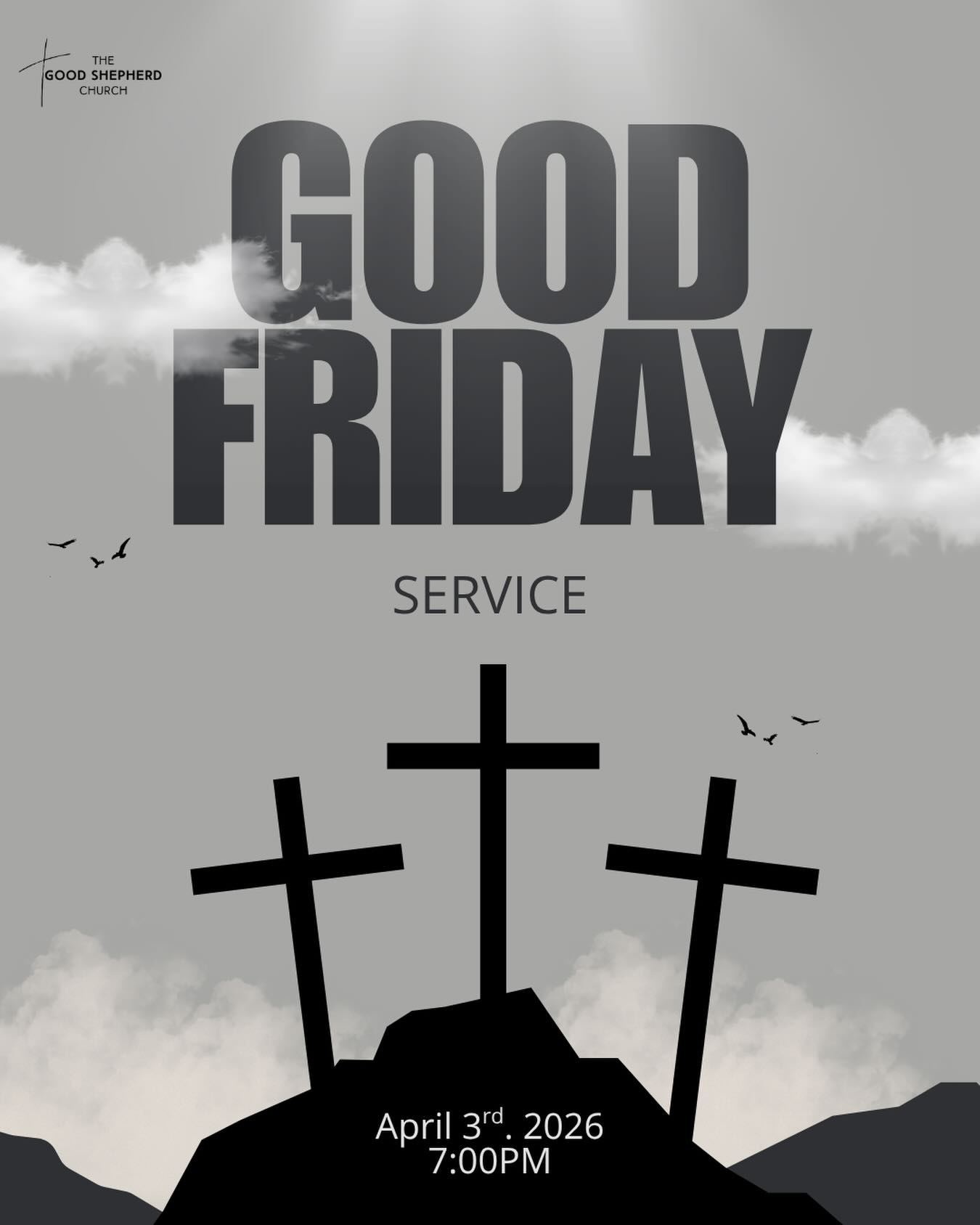 Join us tonight for Good Friday as we pause and remember the sacrifice of Jesus.
We invite you to a meaningful evening of worship, reflection, and the Word as we gather together in His presence. Come with an open heart. We would love to have you with us!
7pm