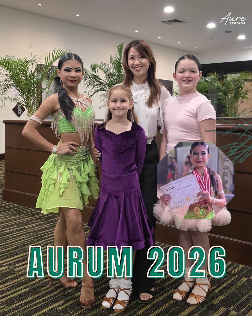 β¨ AURUM 2026 by Ballroom Dance Singapore (BDAS) β¨
π 22 March 2026
An incredible day of passion, performance, and growth ππ₯
Huge congratulations to our students for their hard work and amazing results!
Evangeline Law
π Latin Solo Open (Open Age) | C, S, R, P, J | Champion
π₯ Latin Solo Open 16 & Under | C, S, P, J | 3rd
π₯ Latin Solo Open 16 & Under | R | 2nd
π₯ Latin Solo Open 21 & Under | C, S, R, P, J | 3rd
π₯ Latin Solo Open 16 & Under 5-Dances Championship | C, S, R, P, J | 3rd
Penelope
β¨ Latin Solo Medallist 12 & Under | C, R | Semi-Finalist
β¨ Latin Solo Medallist 12 & Under | J | 9th
β¨ Latin Solo Medallist 10 & Under | C, R, J | Semi-Finalist
Alexandria
β¨ Latin Solo Medallist 12 & Under | C | Semi-Finalist
β¨ Latin Solo Medallist 12 & Under | J | 7th
β¨ Latin Solo Medallist 10 & Under | C, J | Semi-Finalist
Every step on the floor reflects the hard work, courage, and passion behind the scenes β€οΈ
Congratulations to @ballroomdancesingapore for organising such a beautiful and successful competition β we look forward to more amazing events ahead!
#aurestudios #dancesportsg