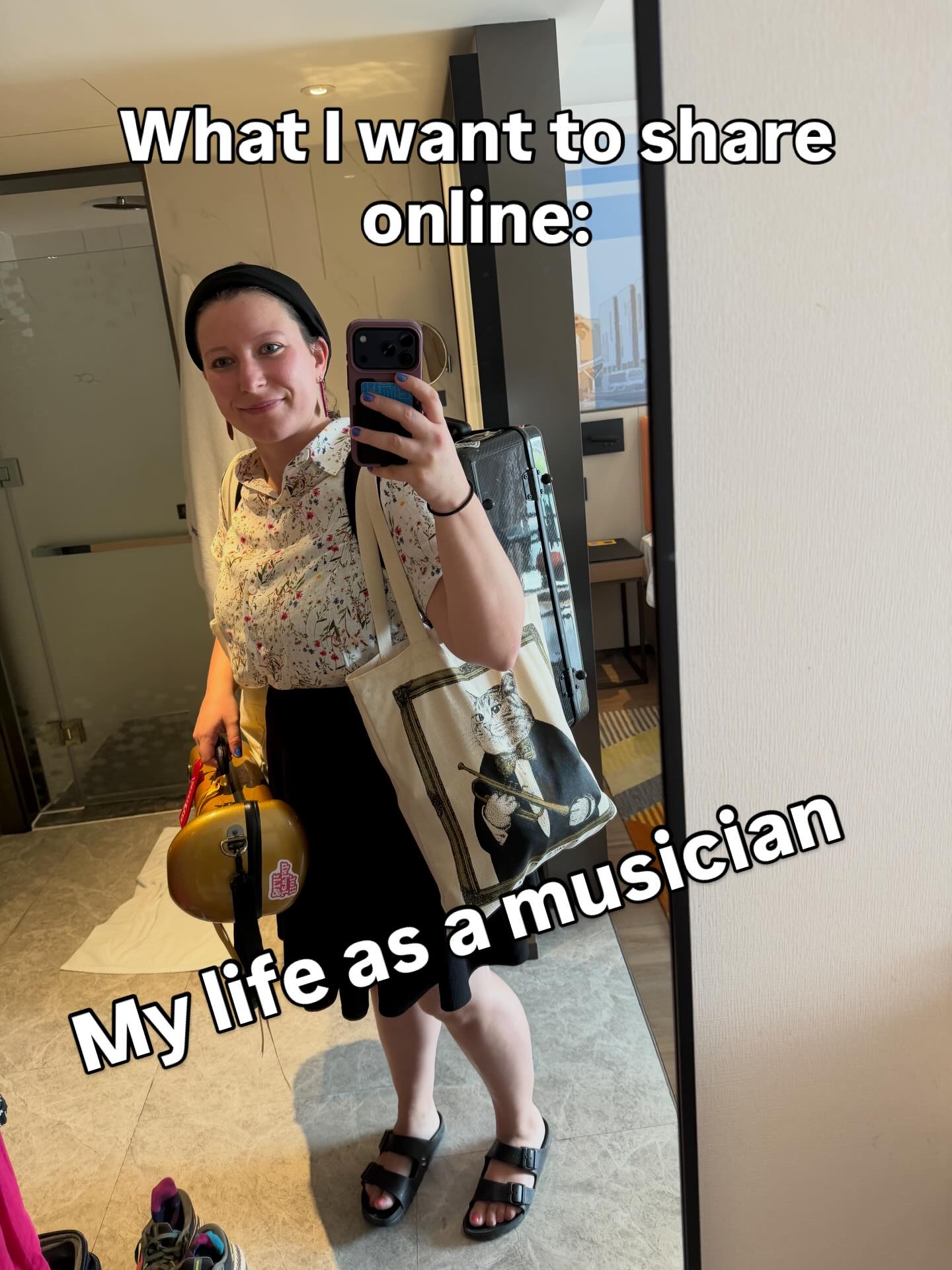 I’ve been thinking a lot about how I want to show up here on social media, especially as I approach a fun summer of adventures. I don’t necessarily need to do a whole reintroduction 😛 but hi I’m Kate and I want to share what my life is like 🎺 from all of the varied performing opportunities, to the wild experiences I find myself in, and taking time to highlight and enjoy all the beautiful things along the way 🍹 and hopefully inspire you to do the same 💕