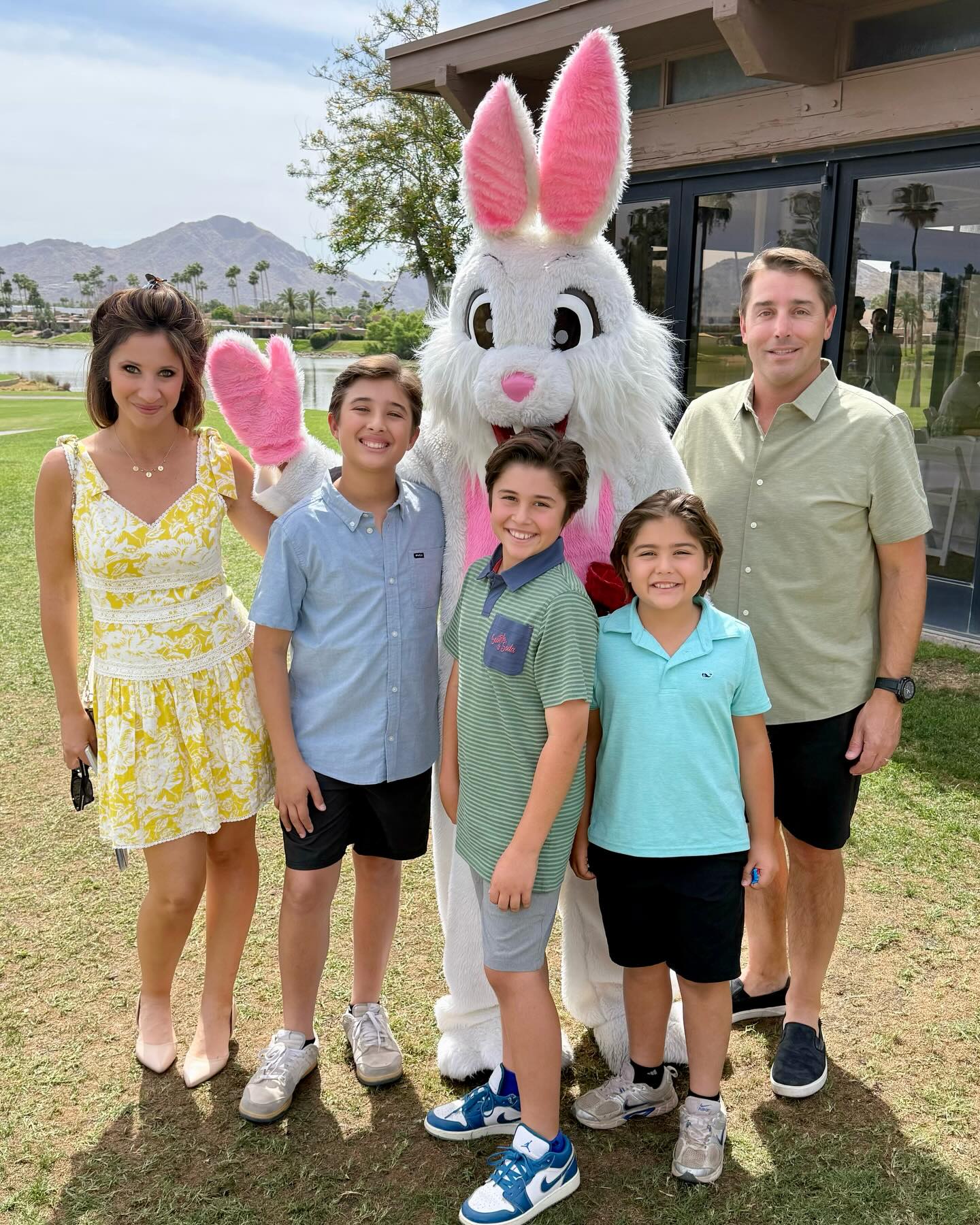 Our special Easter tradition where we got married 💛 @mccormickranchgolfclub 🐇