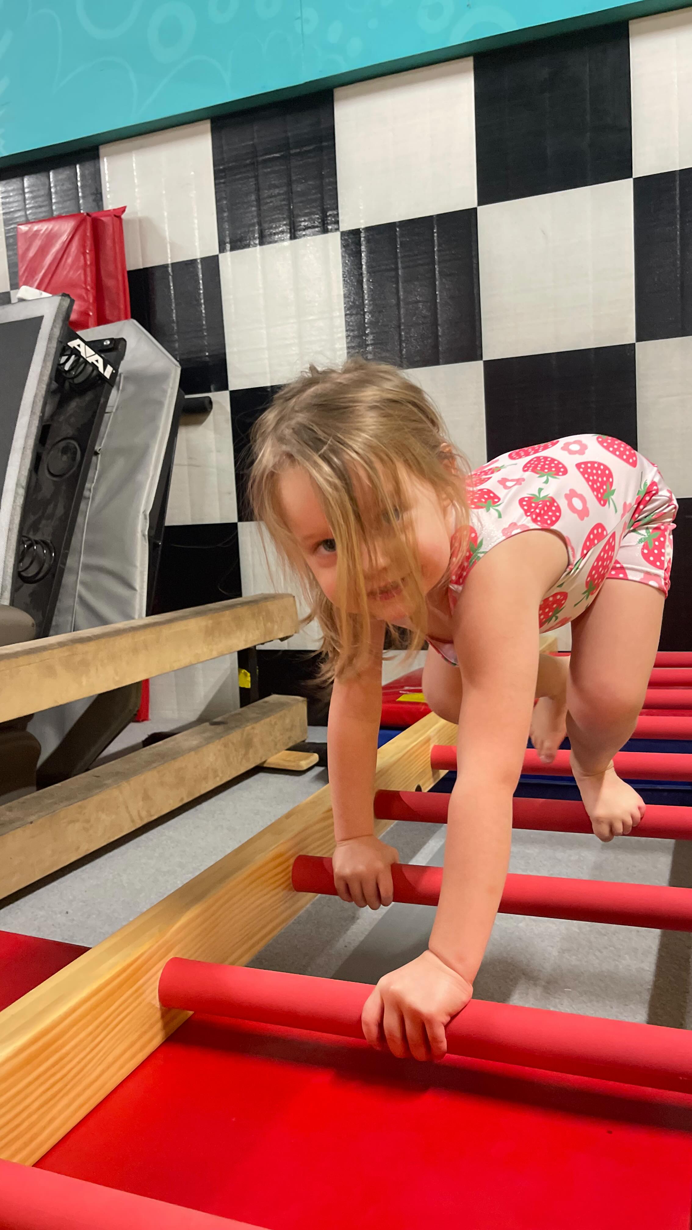 Kids ages 3-5 join us Tuesdays and Thursdays 9am-12:30pm for a day full of fun & play! Sign up online for a drop in or join the full session! #flipoutproductions #gymnastics #philly #fishtown