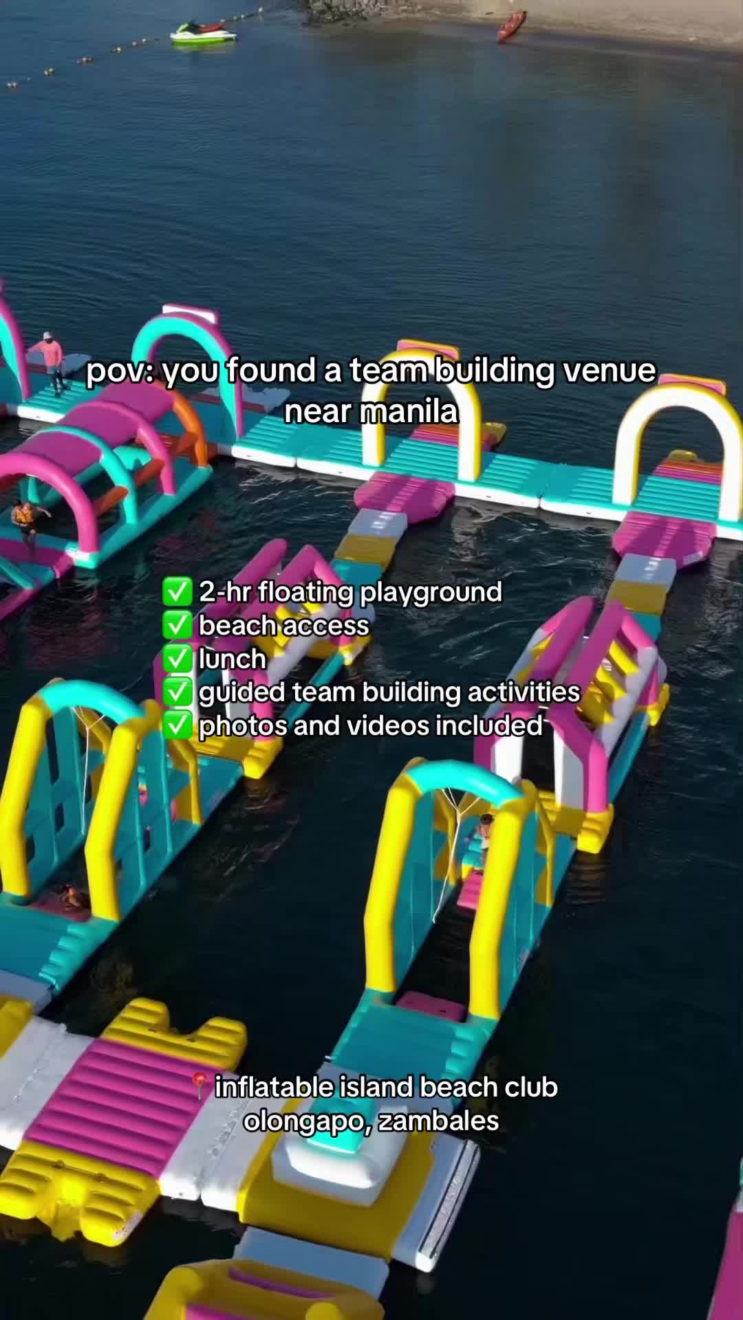 perfect venue for team building this summer. only 3 hours away from manila! 🤩✨