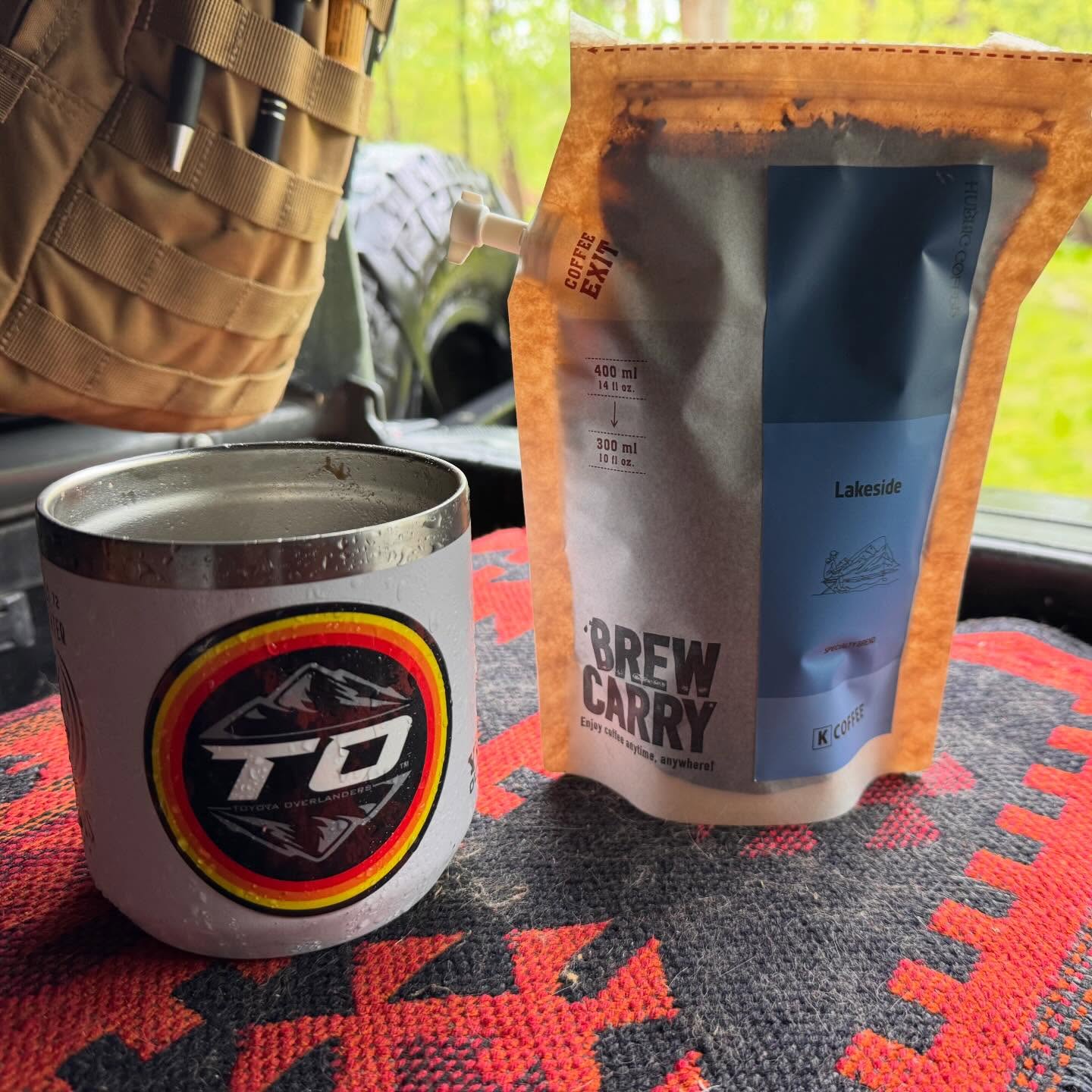 Starting the morning with some HOT coffee.