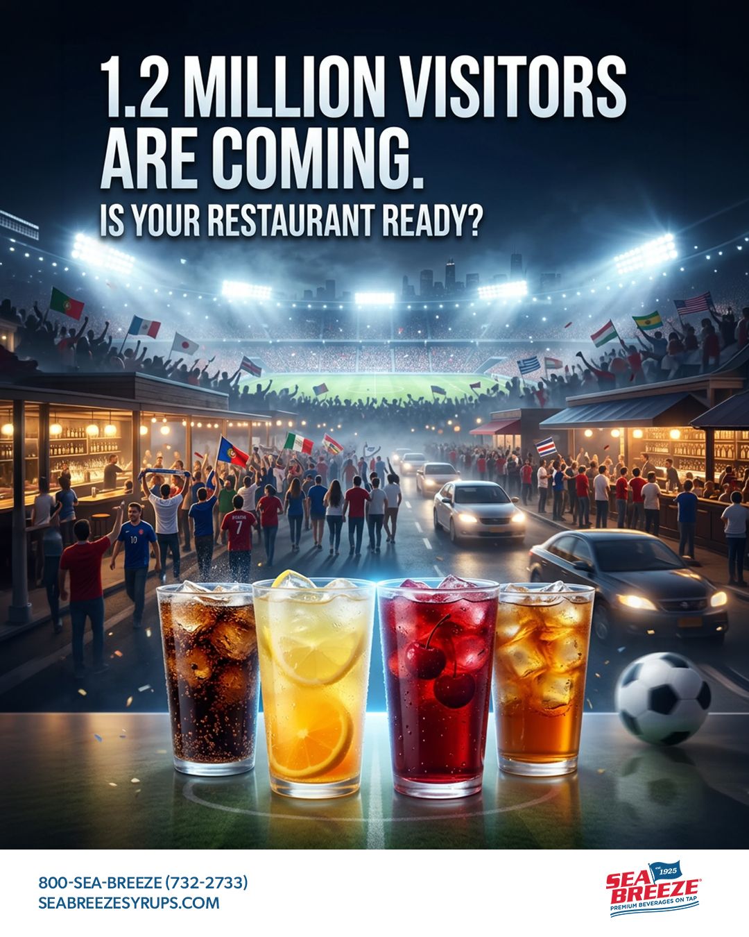 The world is coming to New Jersey & New York.
1.2M+ visitors. Packed bars. Non-stop orders.
Are you ready to handle it?
#WorldCup2026 #NJBusiness #RestaurantOwners #HospitalityIndustry #BarOwners