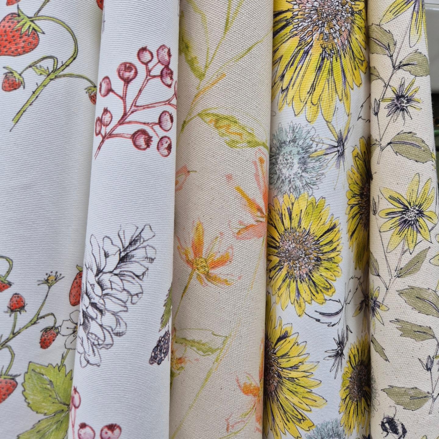 Well, after an overcast and rainy week, it is fantastic to receive these bright and painterly showpieces of the printed fabrics from Seed Home Designs. If you would like to see examples from all of the collections to date, please just get in touch to arrange a visit to our showroom in Box, Wiltshire.
#walkerandwalker #seedhomedesigns #handmadecurtains #reupholstery #softfurnishingsmaker #softfurnishings #handmadesoftfurnishings #handmade #curtainmaker #reupholsterer #handmaderomanblinds #madetomeasure #romanblindmaker #romanblinds #handmadecushions #cushions