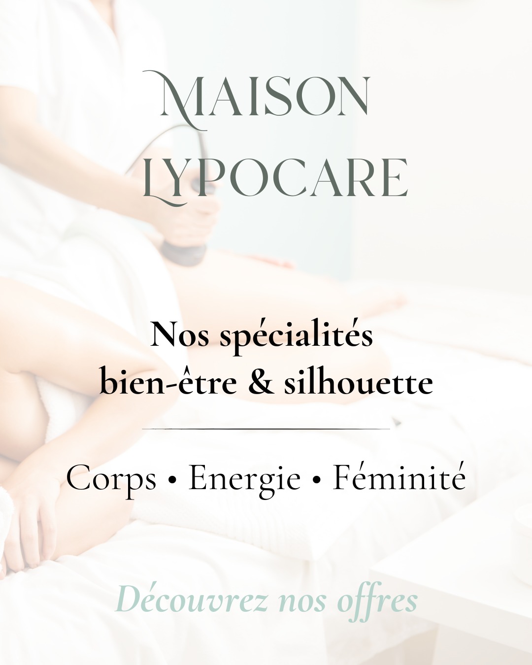 Nos soins sont pensés pour accompagner le corps féminin dans sa globalité, et vous offrir un véritable moment de reconnexion à vous-même. Celui que vous avez tant attendu.
Bienvenue chez nous, bienvenue chez vous.
Réservation sur Planity, lien en bio.