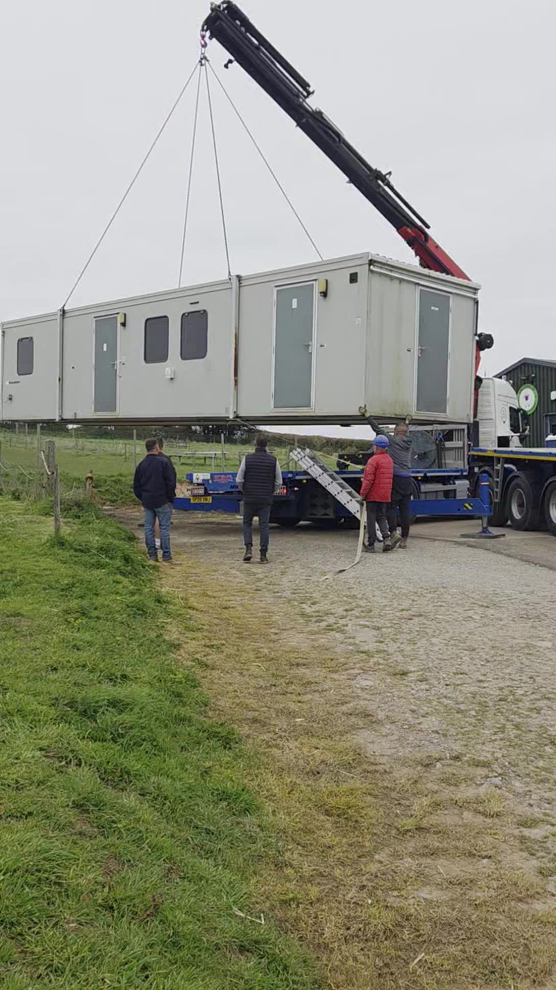 Thank you to KRG Transport who delivering our new classroom yesterday for our alternative provision. We purchased this from the sad closing of @bristolzoo