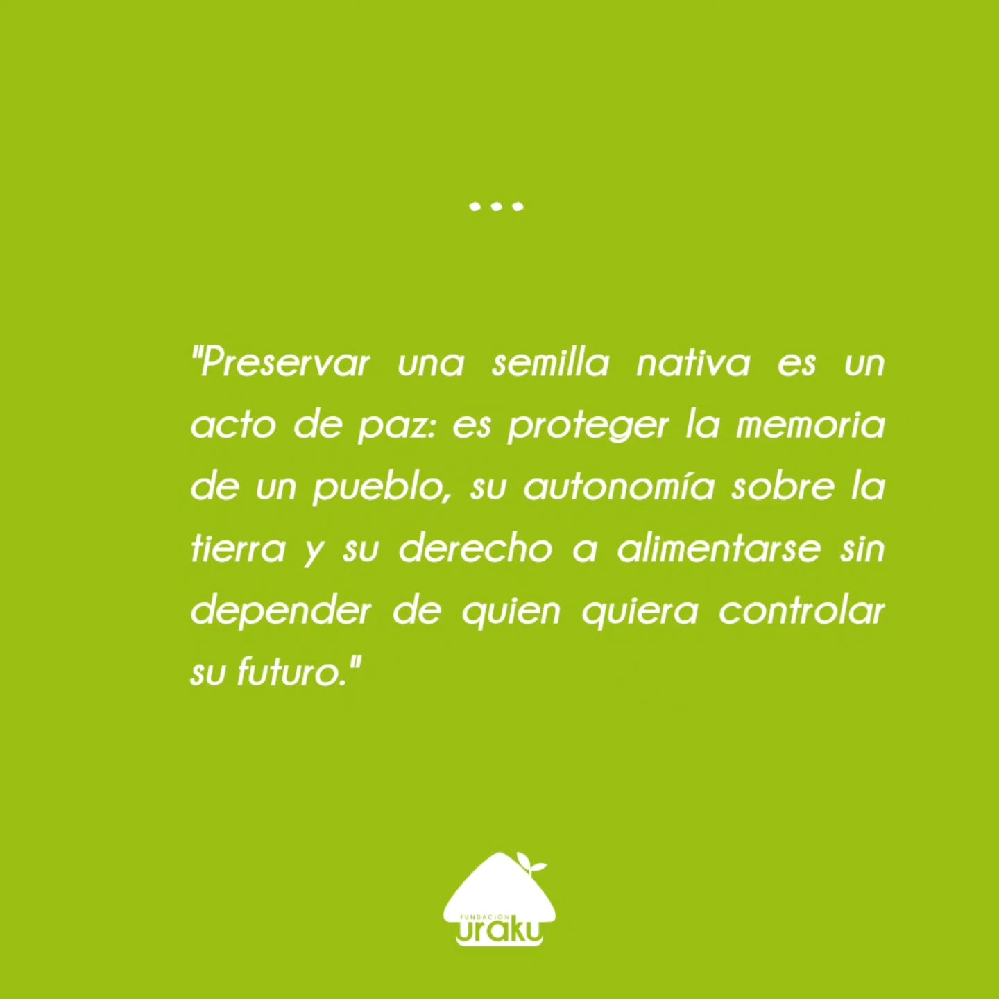 🌱 Una semilla guarda más que vida… guarda un pueblo entero.
Y ese pueblo hoy tiene una razón más para celebrar:
✨ ¡Fundación Uraku fue seleccionada en el Programa Nacional de Concertación Cultural – Proyectos Departamentales 2026!
Este reconocimiento nos recuerda que preservar nuestras semillas nativas y criollas es también preservar nuestra identidad, nuestra soberanía y nuestra paz.
Seguiremos siendo guardianes de la memoria viva de nuestros territorios, porque creemos profundamente que quien cuida las semillas, siembra la paz.
🙏 Gracias a quienes han caminado con nosotros, a las comunidades que nos inspiran y a la tierra que siempre nos enseña.
¡Este logro es de tod@s!🌿
#FundaciónUraku #SemillasNativas #CulturaDePaz #ConcertaciónCultural2026 #MinisterioDeCulturas SoberaníaAlimentaria GuardianesDeSemllas MemoriaViva CulturaViva Cesar