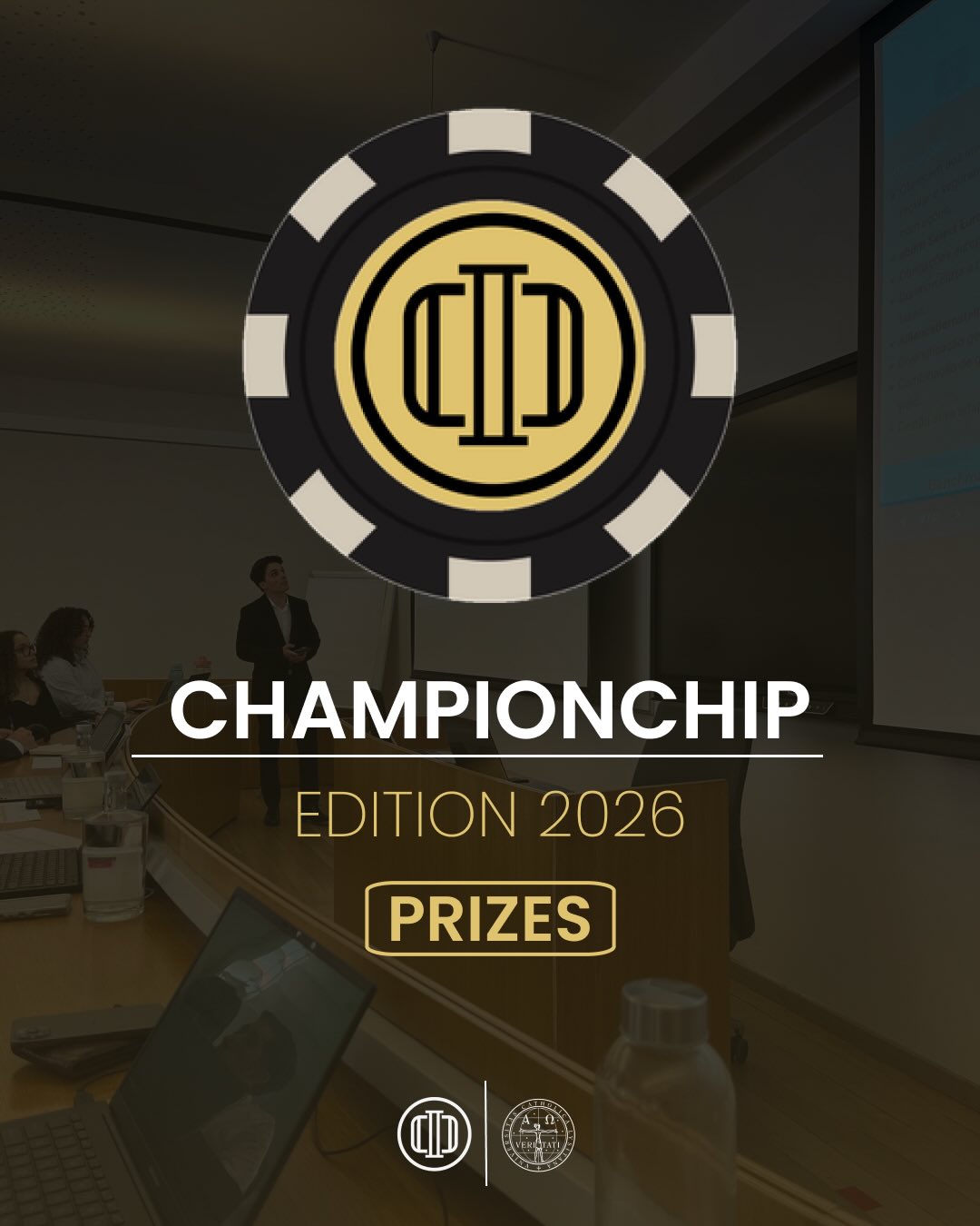 ChampionChip 2026 distinguishes excellence by rewarding top performers with exclusive career opportunities and industry exposure.
🏆 Internship Opportunities
• Triple A – Capital & Finance (M&A Advisory, remote)
• Crowe (M&A Advisory, Porto)
• Banco Carregosa (Wealth Management, Porto)
• Edmond de Rothschild (Job shadowing, Lisbon & Luxembourg)
💰 Monetary Prizes
• 1st place — 300€ in Sonae Group gift vouchers
• 2nd place — 150€ in Sonae Group gift vouchers
• 3rd place — 75€ in Sonae Group gift vouchers
Prizes will be allocated according to final ranking, with priority given to top performers.
Católica Porto Investment Club
Your future. Your choice.