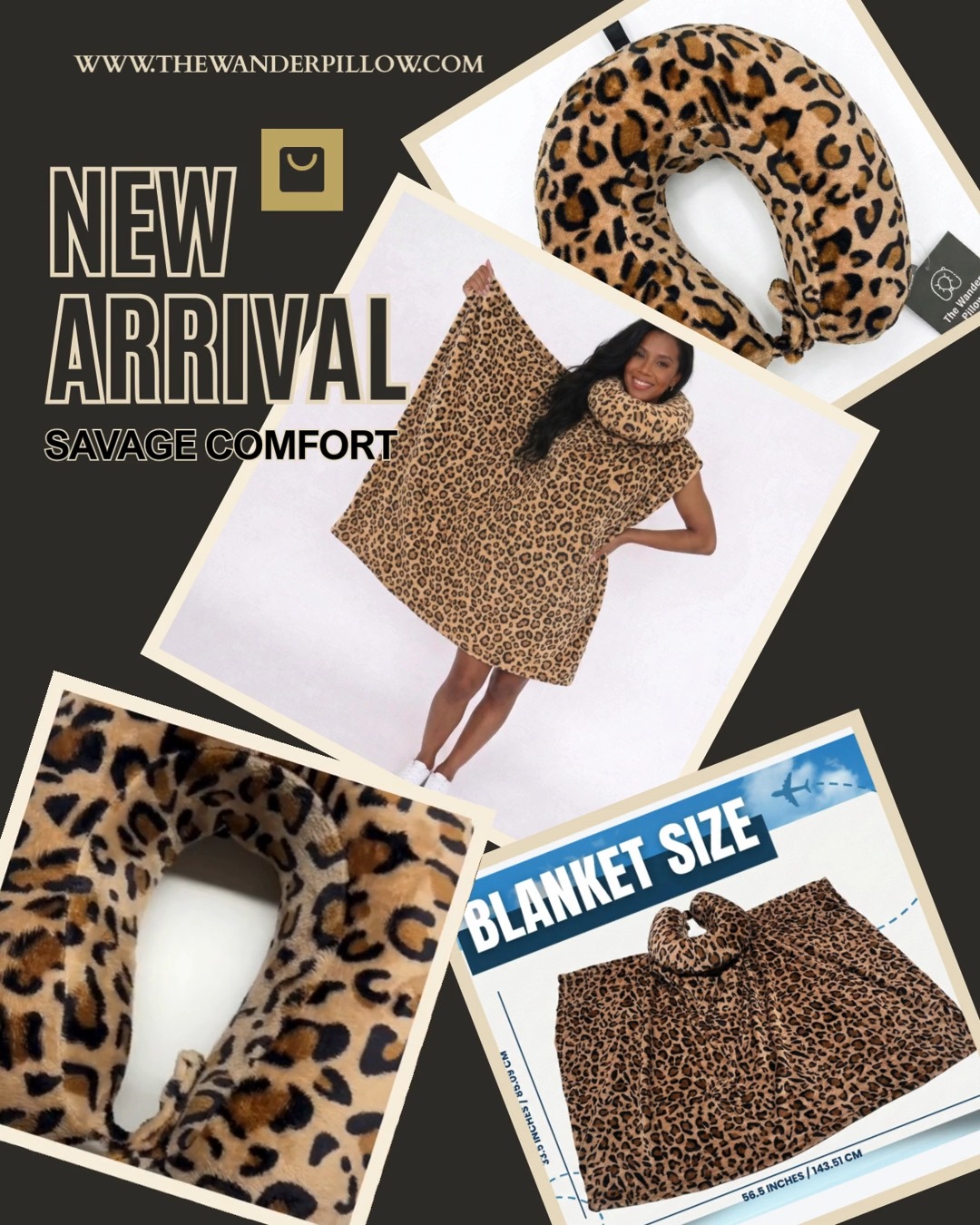 Upgrade your altitude. ✈️✨
The New Arrival is here: Savage Comfort’s Wander Pillow. This isn't just a neck pillow—it’s a mood. With a built-in blanket that keeps you tucked in and a design that keeps you looking sharp, it’s time to stop compromising.
Why just land when you can arrive rested and ready to own the terminal? Think of the aisle as your personal airplane catwalk. 💅
The Wander Pillow features:
☁️ Ergonomic support for deep sleep.
🧶 Integrated plush blanket (no more shivering under the AC!).
🕶️ Sleek, minimalist aesthetic.
Shop the drop at the link in our bio.
#SavageComfort #WanderPillow #TravelStyle #JetsetLife #CozyInStyle #AirplaneCatwalk #NewArrival