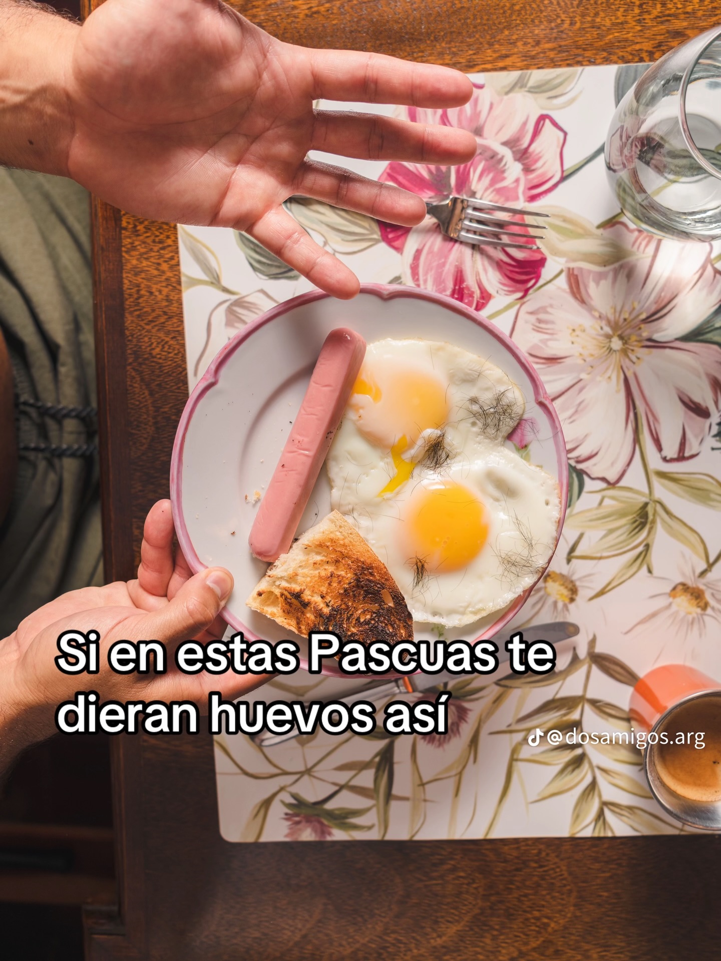Si estas Pascuas no te dieron huevos de chocolate, pensá que siempre podría haber sido peor.
En Dos Amigos te ofrecemos huevos lisos, limpios y perfumados.