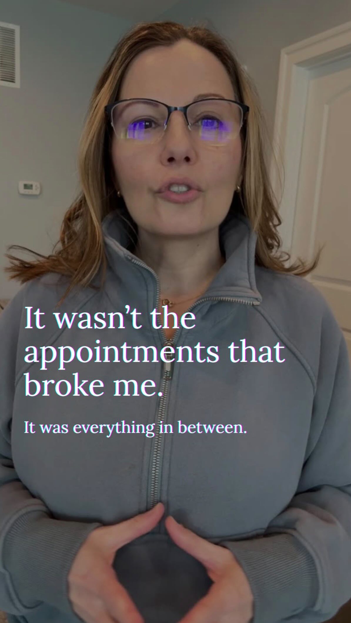 I used to think I just needed better answers.
Another test.
A different protocol.
Something I hadn’t tried yet.
But the truth was…I had information.
What I didn’t have was understanding.
No one was explaining what it meant for me.
No one was helping me connect the dots.
So I stayed stuck in that cycle—trying, waiting, hoping… starting over.
And that’s the part that wears you down.
Not just physically.
Mentally.
Because you’re constantly wondering
if you’re missing something.
That’s why this work matters so much to me.
Not because I have all the answers—but because I know what it feels like to sit in that space without them.