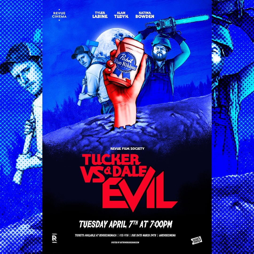 happy to share my newest @revuecinema poster. Thanks again to Serena and the team for letting me tackle this horror gem.