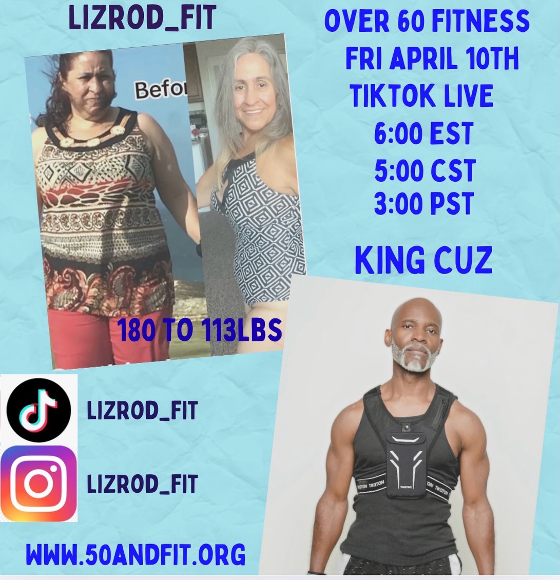 Join us this Friday to learn how fitness can benefit you now and in your 60s! Stay Fit; Stay Strong! #fitnessmotivation #workout #health www.50andFit.org