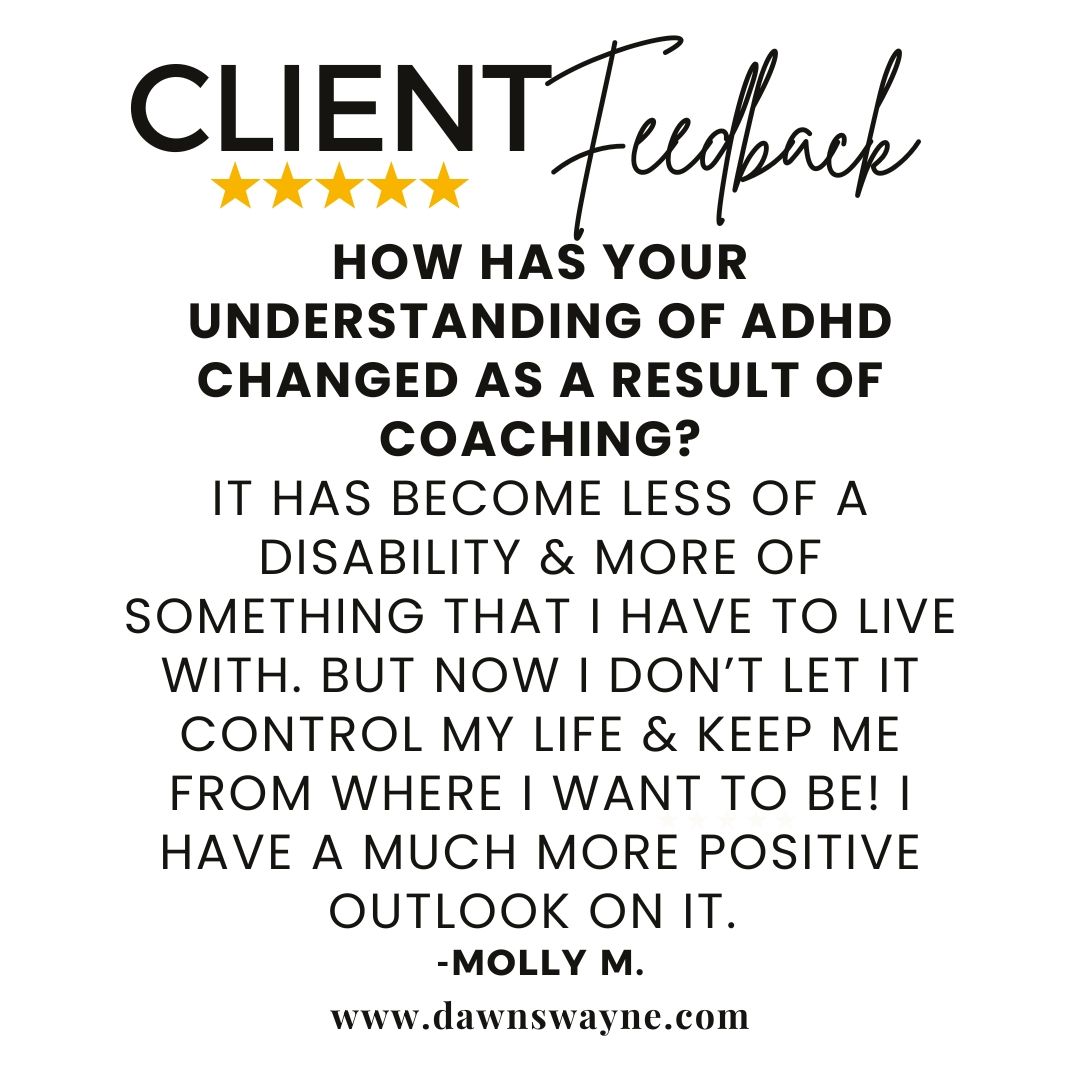 I truly get to work with the most courageous, brilliant, big-hearted people.
My clients show up, lean in, and do the work—with grace, grit, and faith.
Every message like this reminds me: God is in this calling.
Coaching is more than strategy—it’s transformation.
Interested? DM “Lionheart” to learn more!
—
D A W N S W A Y N E
Certified Christian Life Coach
Founding Coach
LIONHEART ADHD COACHING
"Christian ADHD Coaching for a Focused and Faithful Life"
🌐 www.dawnswayne.com
#ChristianADHDCoach
#FaithAndFocus
#ADHDLifeCoach
#GodCenteredGrowth
#ADHDTestimony
#FocusedAndFaithful
#BiblicalMindset
#FaithOverFrustration
#LionheartADHD
#CoachingThatChangesLives
#WomenWithADHD
#ADHDVictory
#ChristianCoaching
#RenewYourMind
#HolySpiritLedHealing