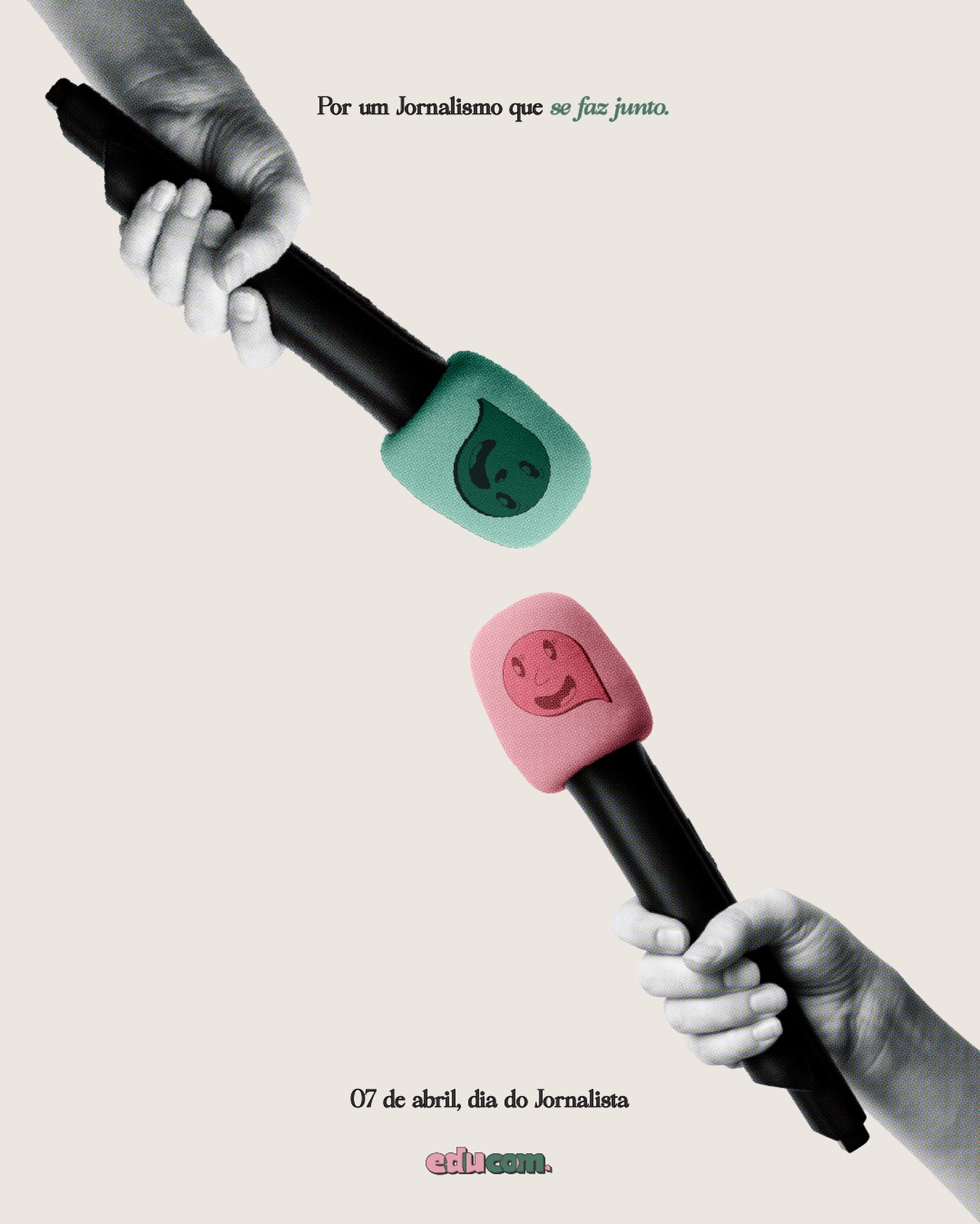 Hoje é dia daqueles que mudam o mundo comunicando! 🎤
💬 O Educom UFU acredita em profissionais que utilizem do jornalismo educomunicativo para fazer a diferença, através de uma comunicação responsável, cidadã e inclusiva.
07 de abril - Dia do Jornalista
#jornalismo #educomufu #educomunicacao #sósefazjunto