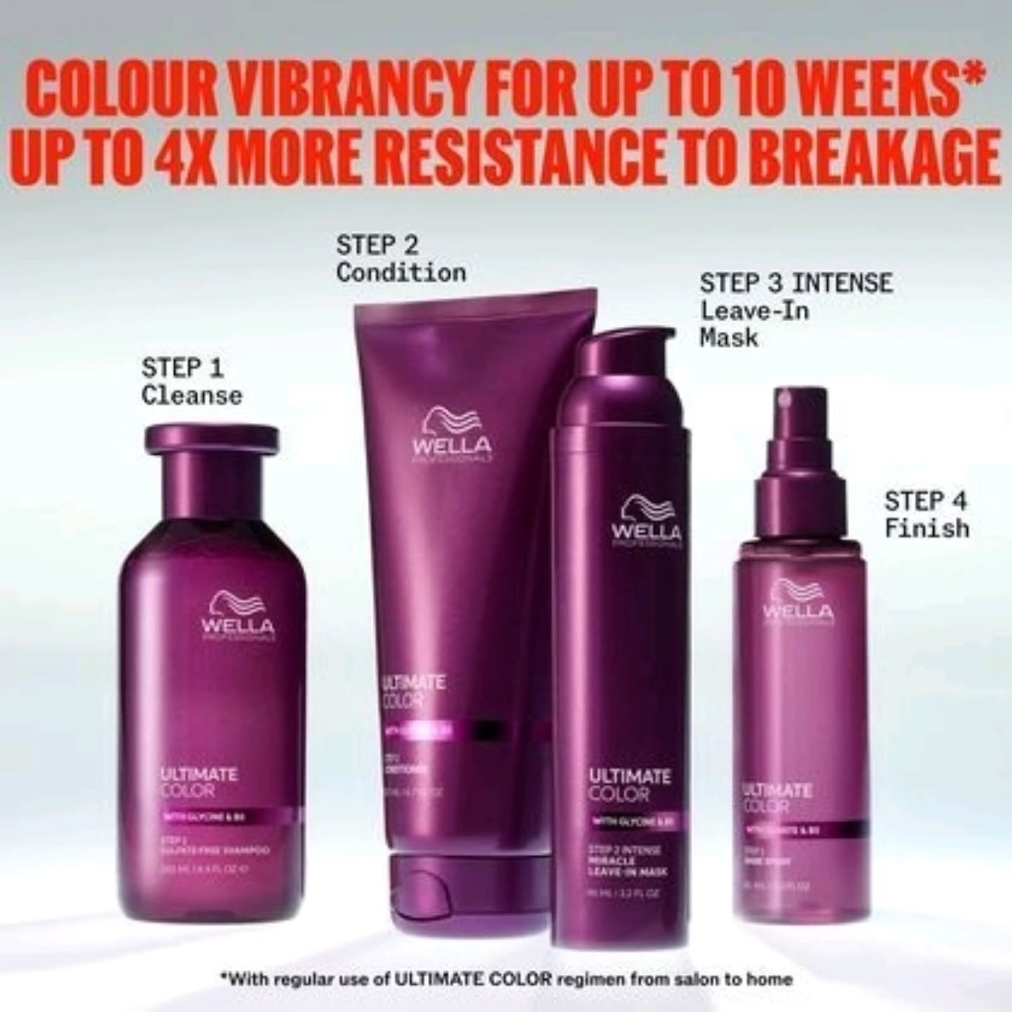 If your colour fades quickly, it’s usually the condition 👇 Healthy hair = longer lasting colour
If your hair is damaged or porous, colour slips out faster. Other common culprits are washing too often, harsh sulfates, hot water and heat styling, sun and chlorine. To make your colour last longer, focus on strengthening and sealing the hair cuticle.
- Wash less and cooler: aim for 2–3 washes a week and rinse with cool or lukewarm water to help seal the cuticle.
- Use colour-safe, sulfate-free products and a gentle, pH-balanced conditioner.
- Add a weekly deep-conditioning or protein treatment to rebuild elasticity and reduce porosity.
- Protect from heat and sun: use a heat protectant before styling and a UV protectant when you’ll be outdoors.
- Avoid long exposure to chlorine; wear a swim cap or rinse hair immediately after swimming.
- Refresh colour between salons with a colour-depositing conditioner or gloss, and ask your stylist about bond-repair treatments to strengthen hair from within.
- Trim split ends regularly so damage doesn’t travel up the shaft.
Stick to a simple, nourishing routine and your colour will stay richer and last longer.
#hairtips #haircareuk #healthyhair #salonadvice #wednesdaywisdom