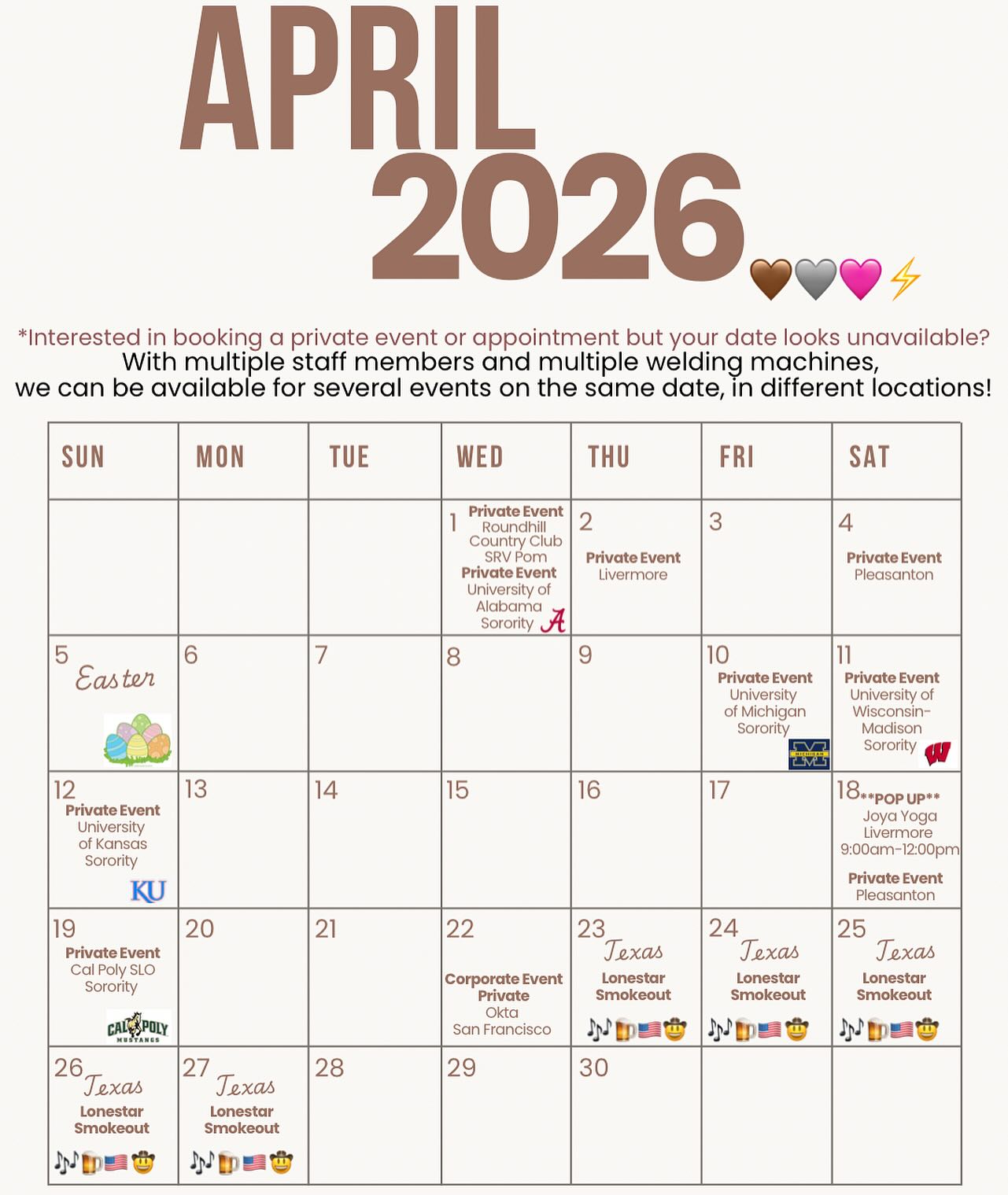 APRIL🤎🩶🩷⚡️
.
.
#permanentjewelrybayarea #permanentjewelrysanfrancisco #permanentjewelrylivermore #permanentjewelrytexas #permanentjewelrylivermore