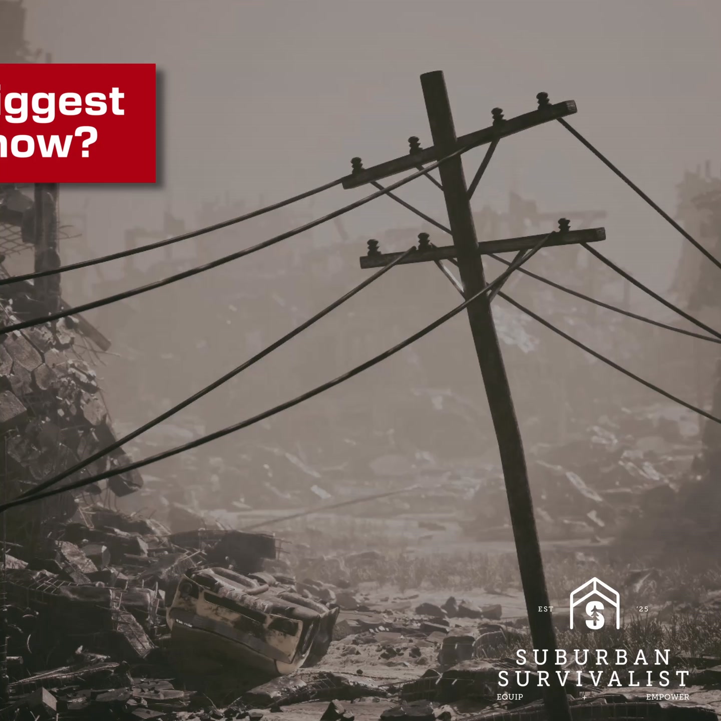 You can't prepare for everything all at once. Smart families look at what's happening in the world and focus on their most likely risk first. 🗺️
We are all quietly preparing.
🗨️🚨 Drop your comments and tell us WHY you chose it.
#EmergencyPrep #SurvivalSkills #Preparedness #SuburbanSurvival #FoodSecurity #GridDown