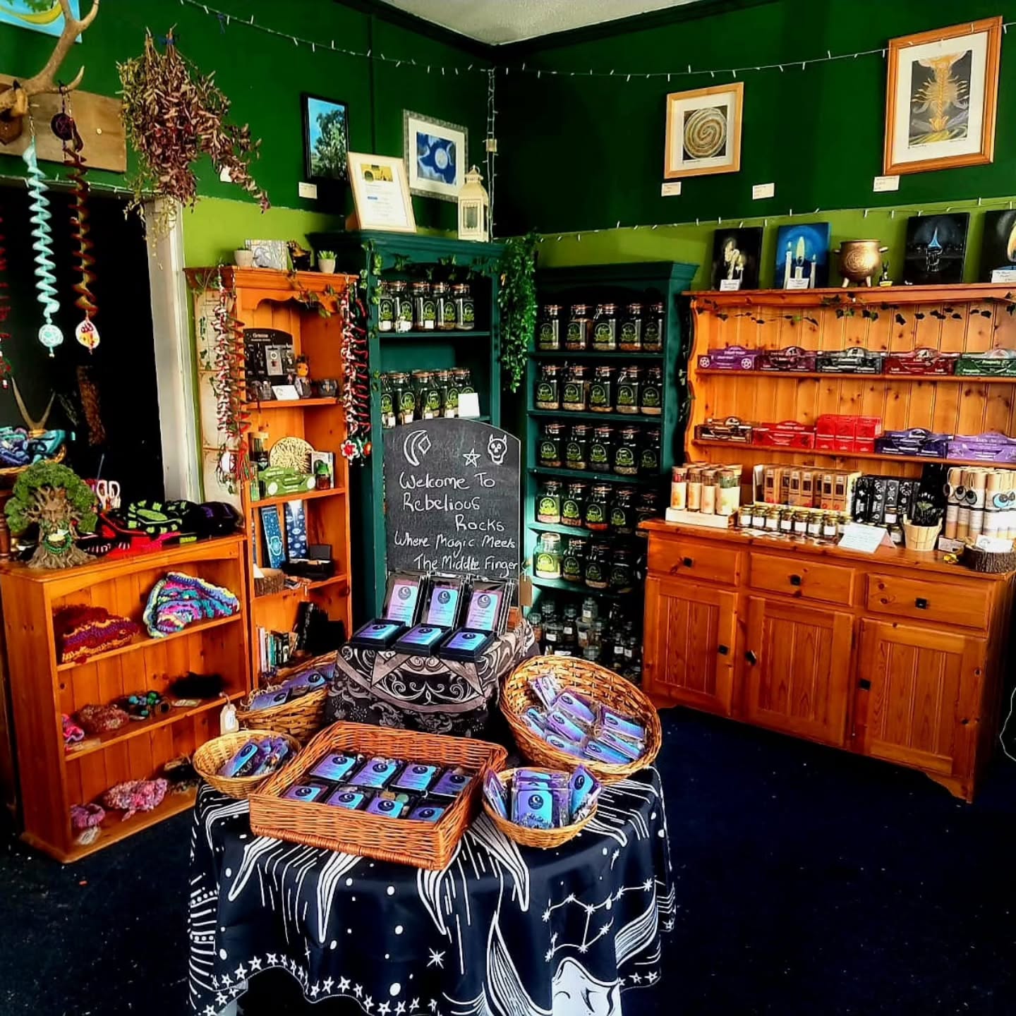 Good morning Wytches, we are open today as we will be closed on Tomorrow (Tuesday).
We will be running our Healing by Donation service today, along with 7 card Tarot Sessions.
We have a 15% off Incense, Spell kits and Blends, we have a few new goodies, including mini candle and crystal bags and a new weekday Magickal deal, any 4 inch rolled candle, crystal (not including Rebellious Rock's) and herb blend for £5, essentially creating your own mini spell kit!
Free postage on the website for all orders over £25, just add code BANKHOLS at checkout.
We are open today 11-3
See you all soon
Blessings of the Land Sea and the Sky ❤️❤️❤️❤️