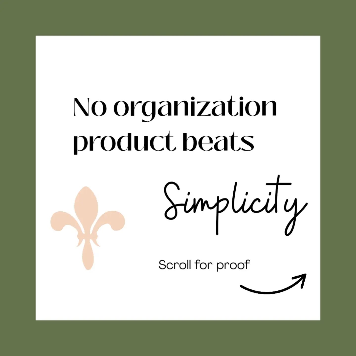 Picture this:
You come to me asking for help to "optimize your space."
I know exactly what you're thinking. You think you need the right products to avoid clutter.
Recommending products before we go through and do a purge would only lead to unnecessary expense and frustration for you.
Purging isn't the glamorous part, but it's a necessary part of the process. Let us help you 💚