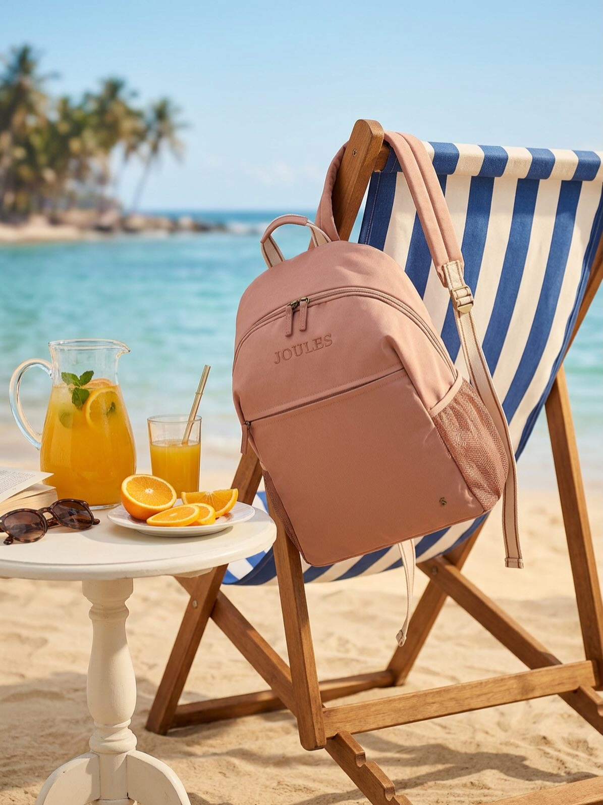 Currently dreaming of this view... 🌞🌴
An ice-cold drink, sunshine, sandy toes and the Joules Epwell Pink Backpack by your side. The perfect companion for beach days, weekend escapes and every sunny adventure in between.
Until then... we’ll just keep manifesting the holiday ✈️
If you are interested in becoming a UK stockist, please send us a message or alternatively see link in bio.
#Joules #SummerStyle #Backpack #TravelReady #TravelAccessories