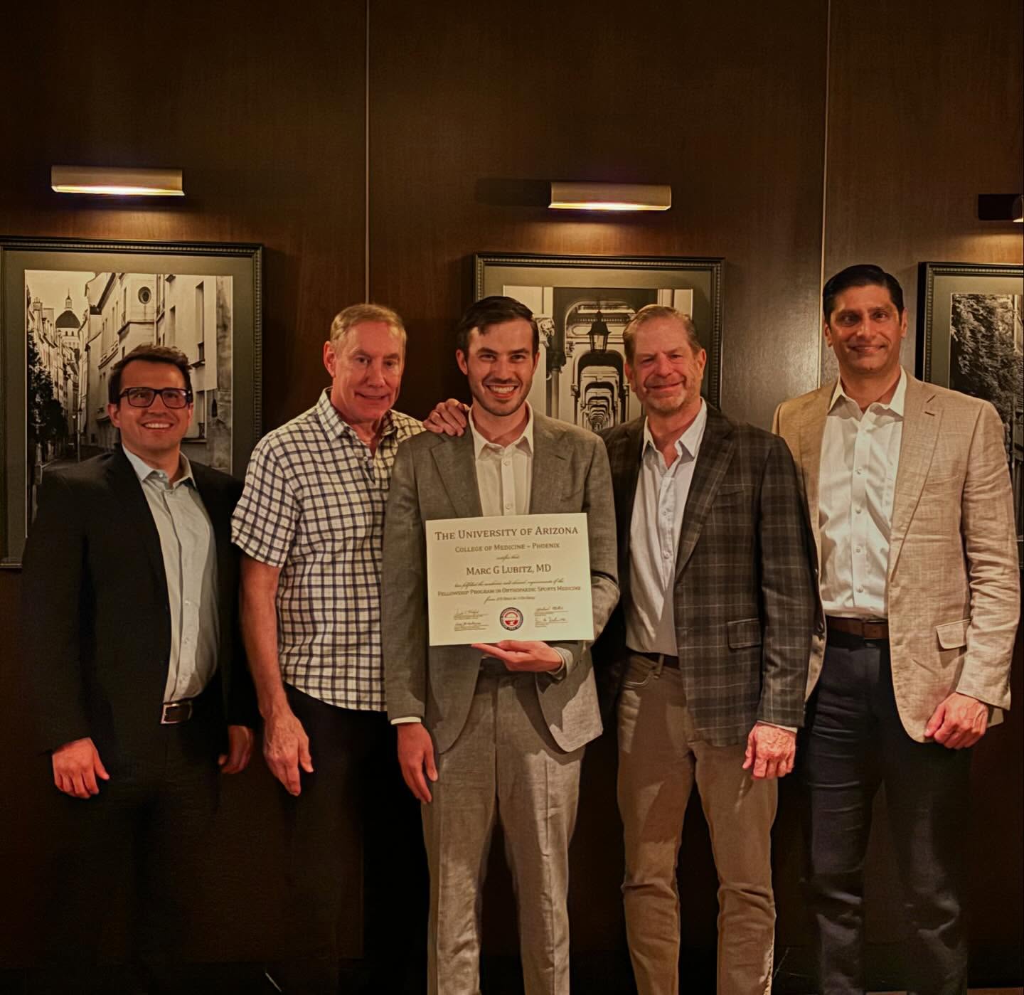 Wrapping up a great year in Arizona for my fellowship in Sports Medicine and Shoulder Surgery