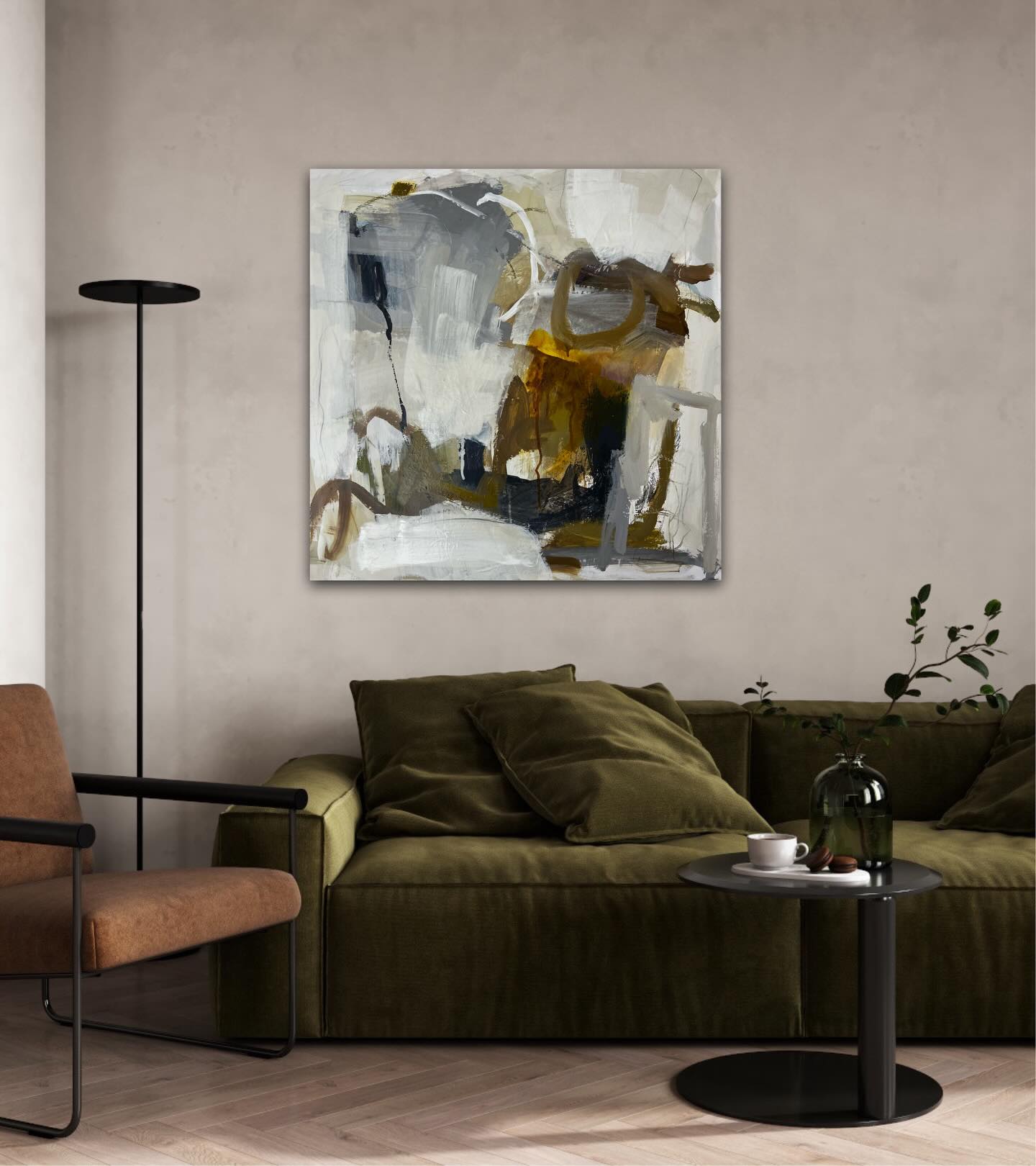 This one is the other painting which will be available from @zeayou_gallery from today off. It’s 750x750mm and called: Sneen smelter🤍 #taupoart #taupoartgallery #nzartcommunity #nzartcollector #danishartist