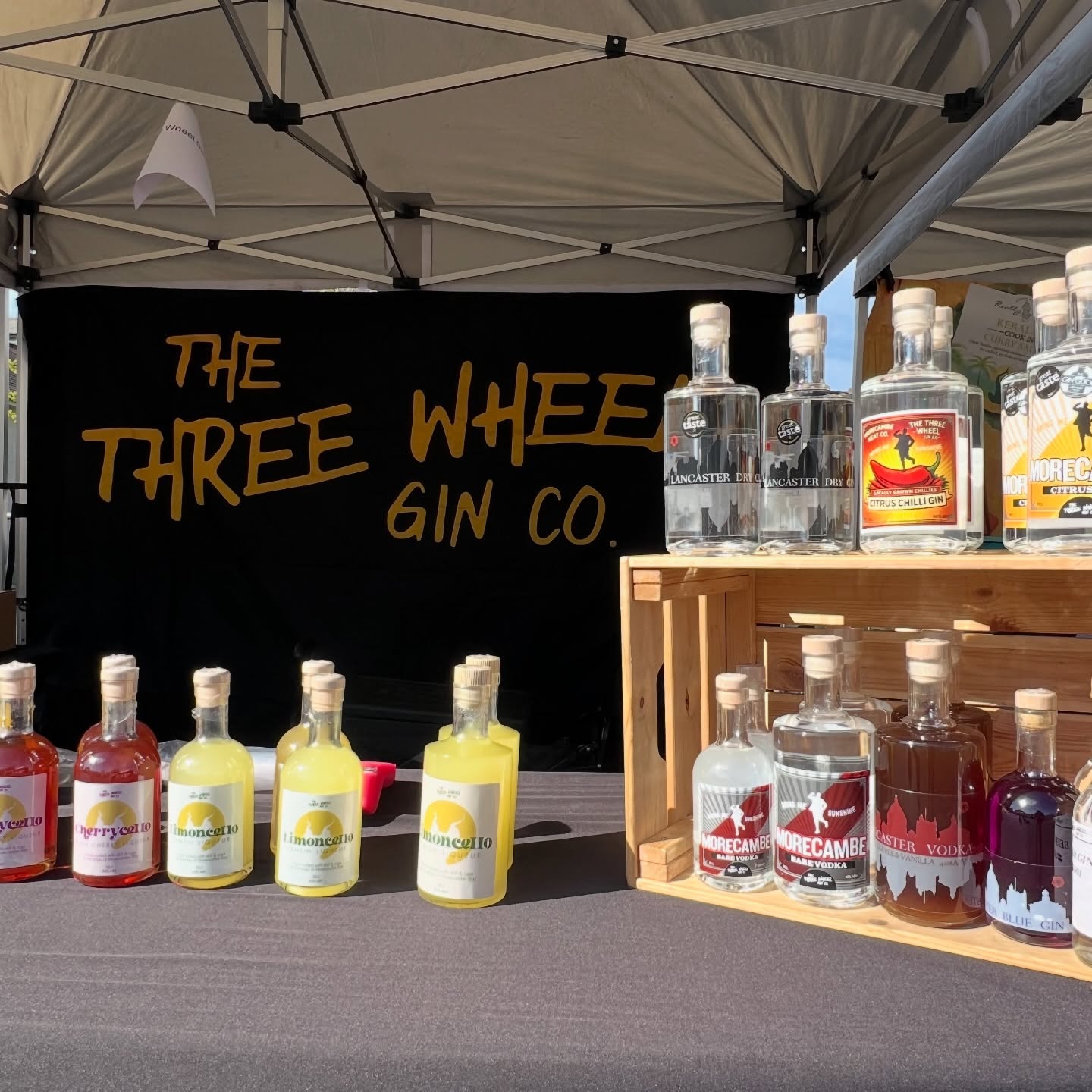 The sun is shining HALLELUJAH
We’re all set up at Taste Cumbria in Wigton today on Water Street, pop down and say hello 👋🏼
(We’ve got some Limoncello cans chilling ready to enjoy 🍋 😉)