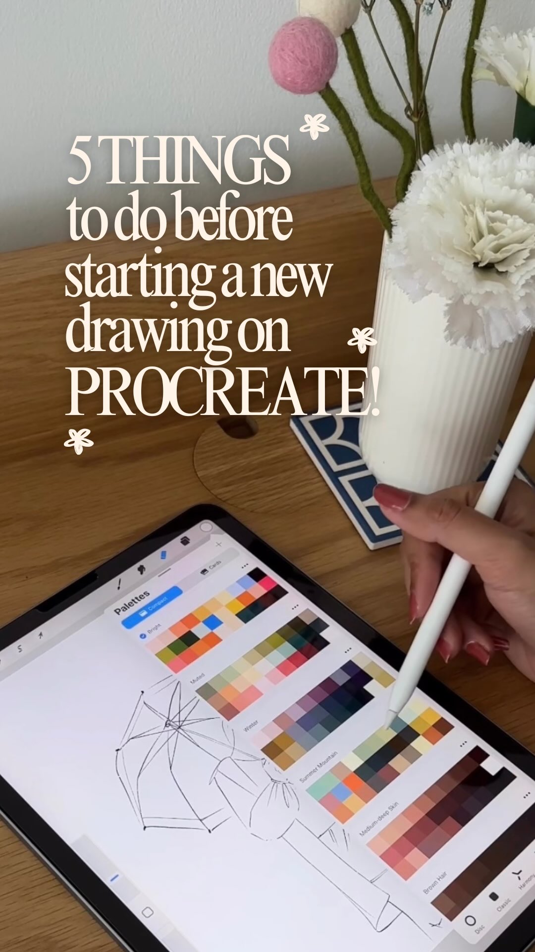 Every illustration i make on Procreate starts the same way, & hereās exactly how