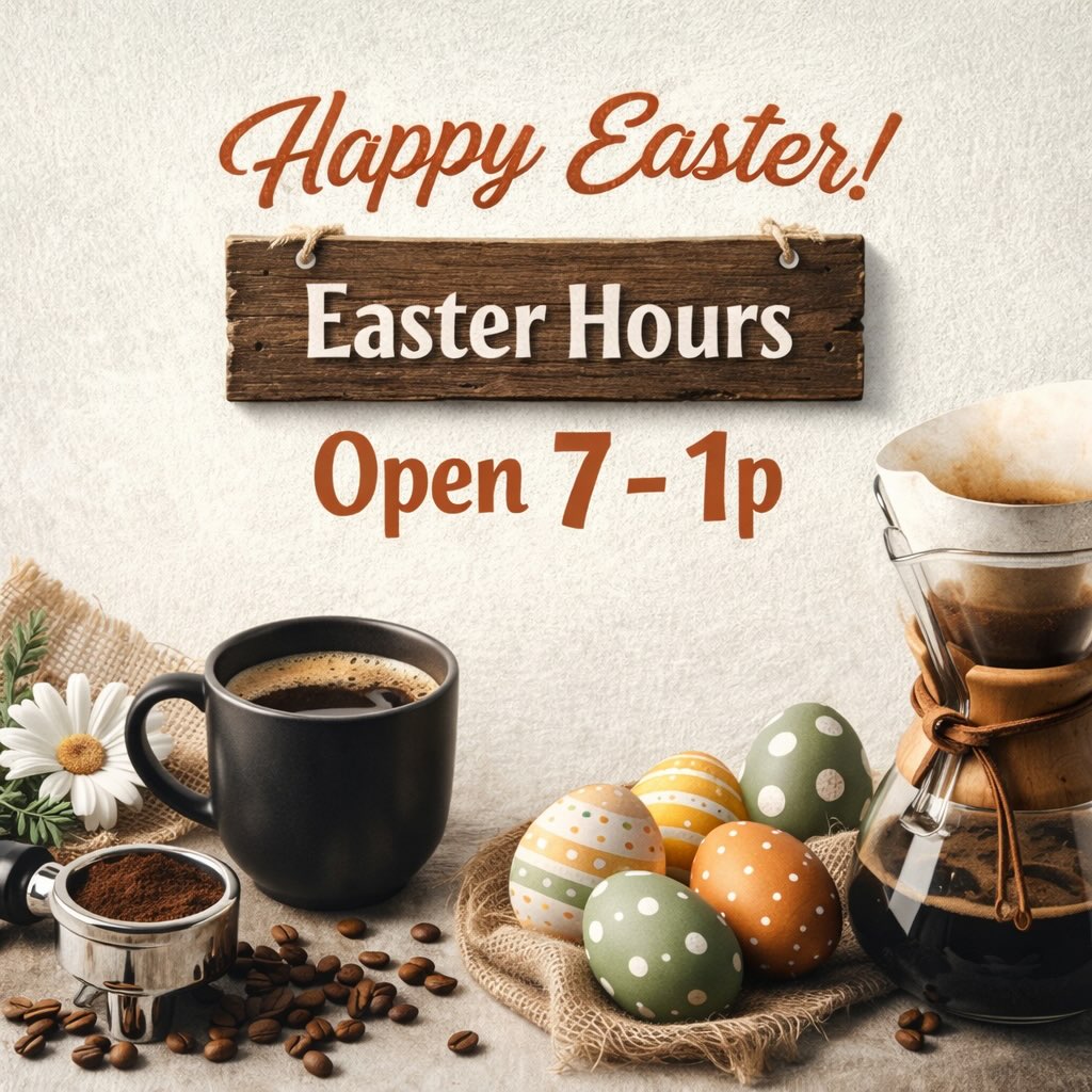 Happy Easter from I Need Coffee 🐣☕️
We’re open 7am–1pm today—come grab your favorite drink, say hi, and enjoy a slower Sunday with us.
Whether you’re fueling up before family time or just need a quiet moment, we’ve got you 🤍
#INeedCoffee #EasterVibes #JupiterFL #CoffeeCommunity