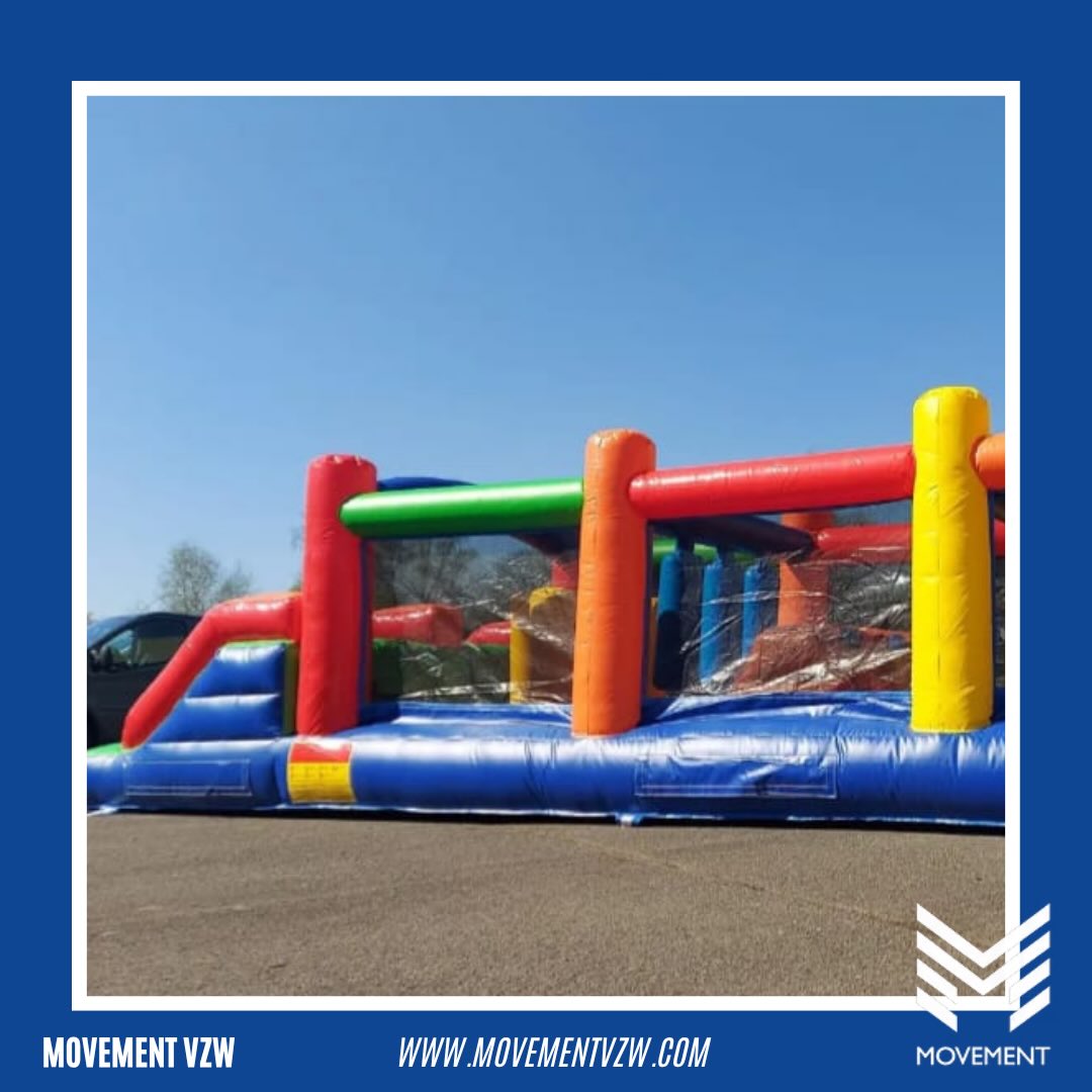 Wist je dat wij een nieuw gigantisch springkasteel hebben binnen Movement? Je kan deze ontdekken tijdens onze kampen - of verhuren voor je eigen privรฉ evenement! Het is een echte topper ๐