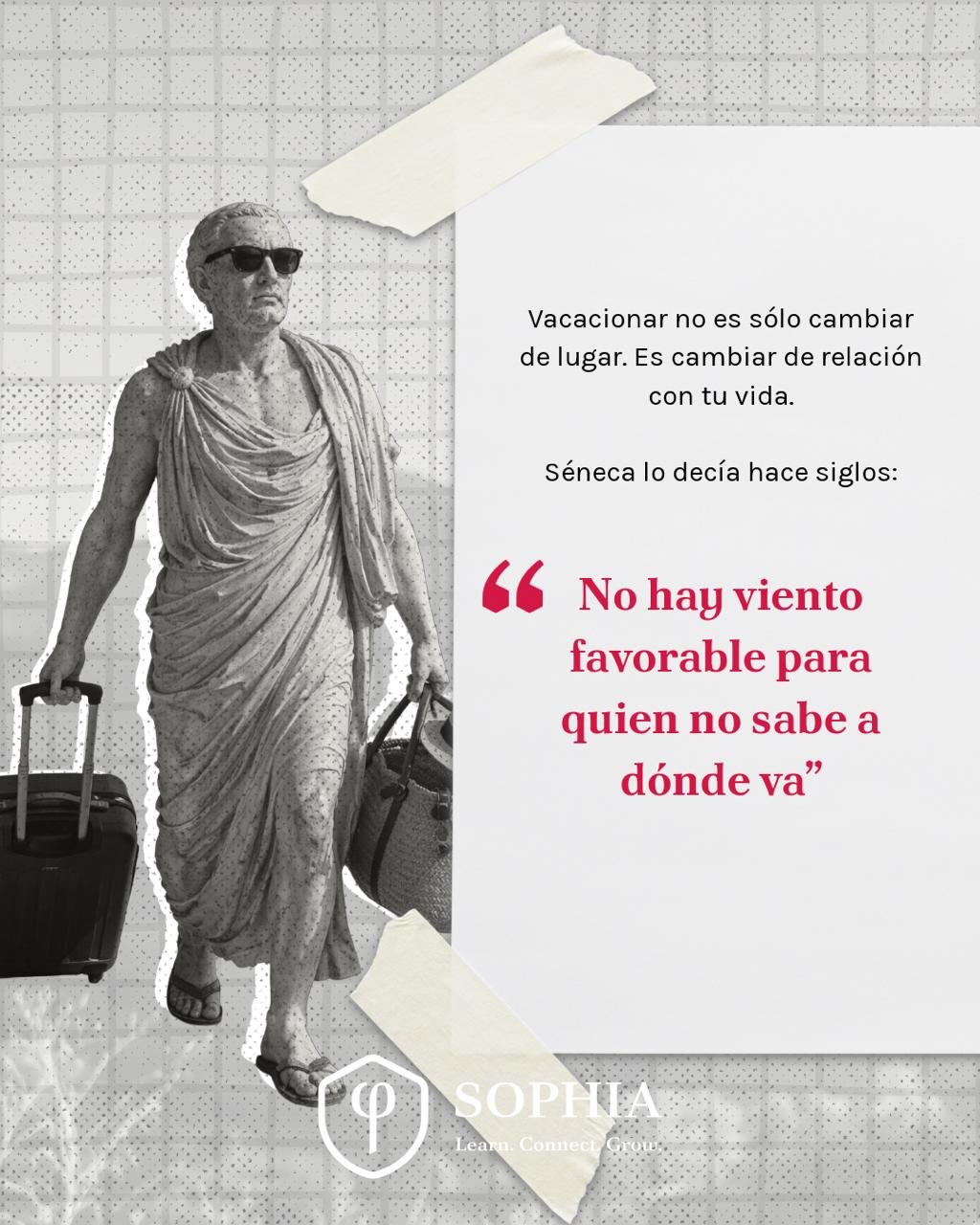 Las vacaciones pueden distraerte… o pueden darte perspectiva 🙌🏻
Depende de cómo las vivas. No se trata de hacer más cosas, sino de reflexionar sobre lo que haces.
Porque una buena vida exige elección, no inercia.
#SemanaSanta #perspectiva #mindfulness #vacaciones #Séneca